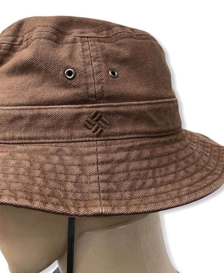 Columbia 🔥HOT DEAL🔥Vintage 90’s COLUMBIA Outdoor Canvas Bucket Hat Size ONE SIZE - 2 Thumbnail