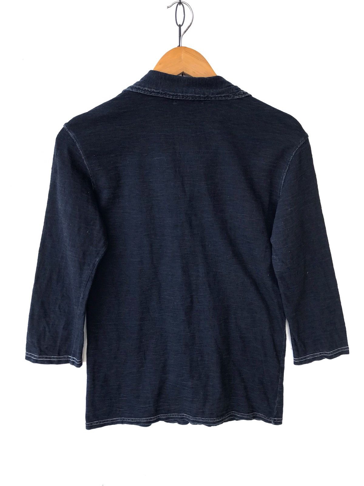 45rpm × Indigo R by 45rpm Indigo Blue Buttons Shirt Size M / US 6-8 / IT 42-44 - 7 Thumbnail