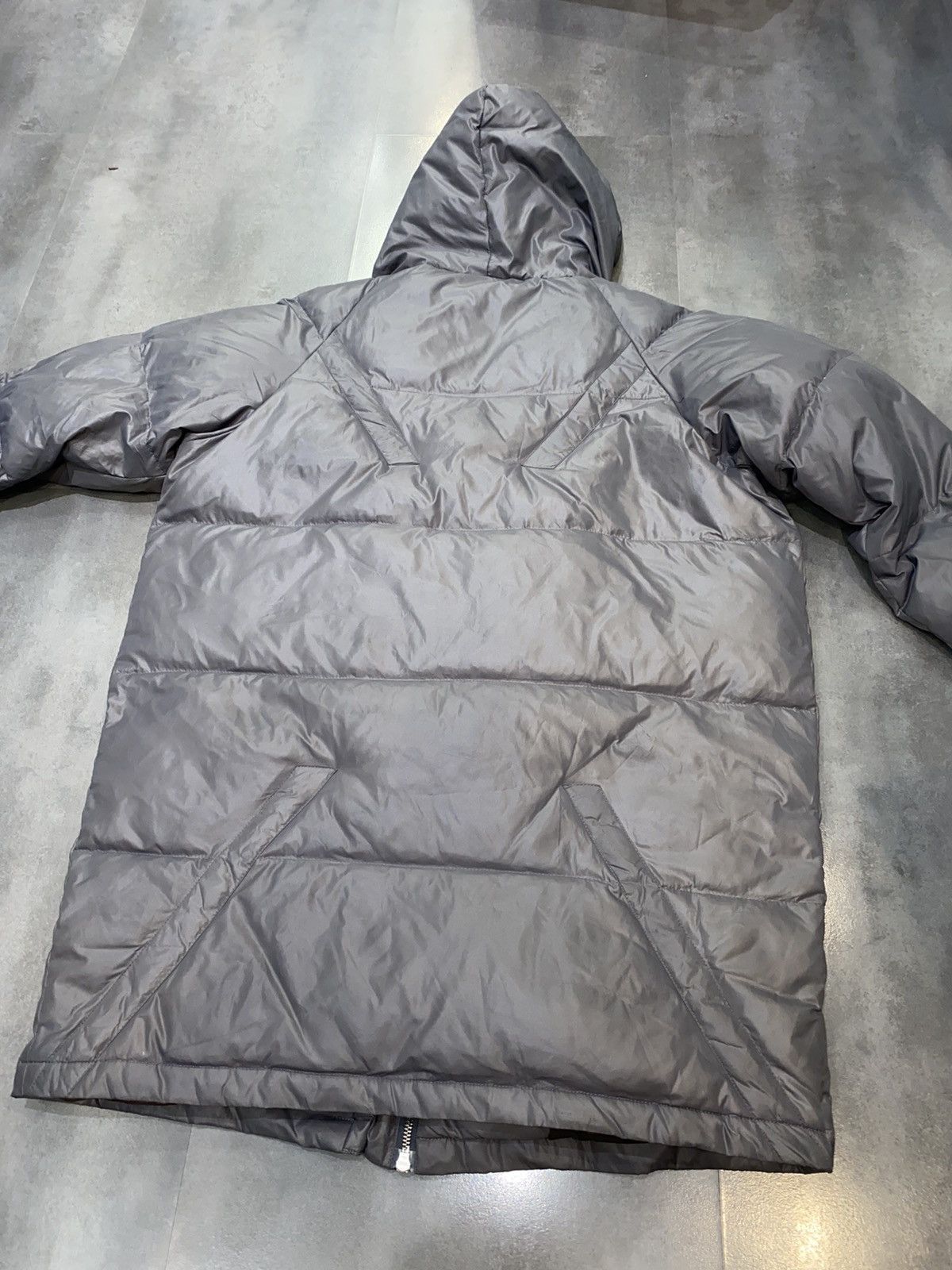 Henrik Vibskov Henrik Vibskov Metallic Gray Down Nylon Puffer Jacket Size US XL / EU 56 / 4 - 15 Thumbnail