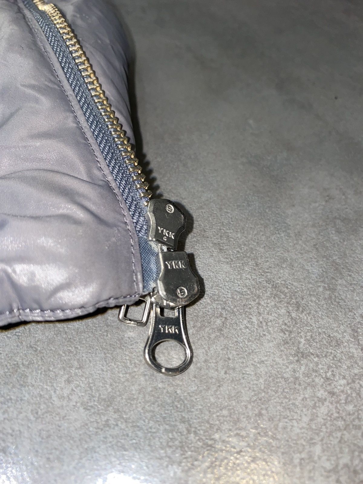Henrik Vibskov Henrik Vibskov Metallic Gray Down Nylon Puffer Jacket Size US XL / EU 56 / 4 - 18 Thumbnail