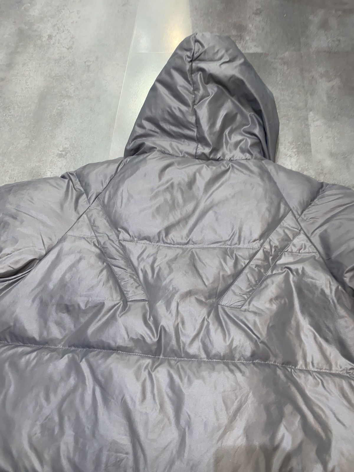 Henrik Vibskov Henrik Vibskov Metallic Gray Down Nylon Puffer Jacket Size US XL / EU 56 / 4 - 16 Thumbnail