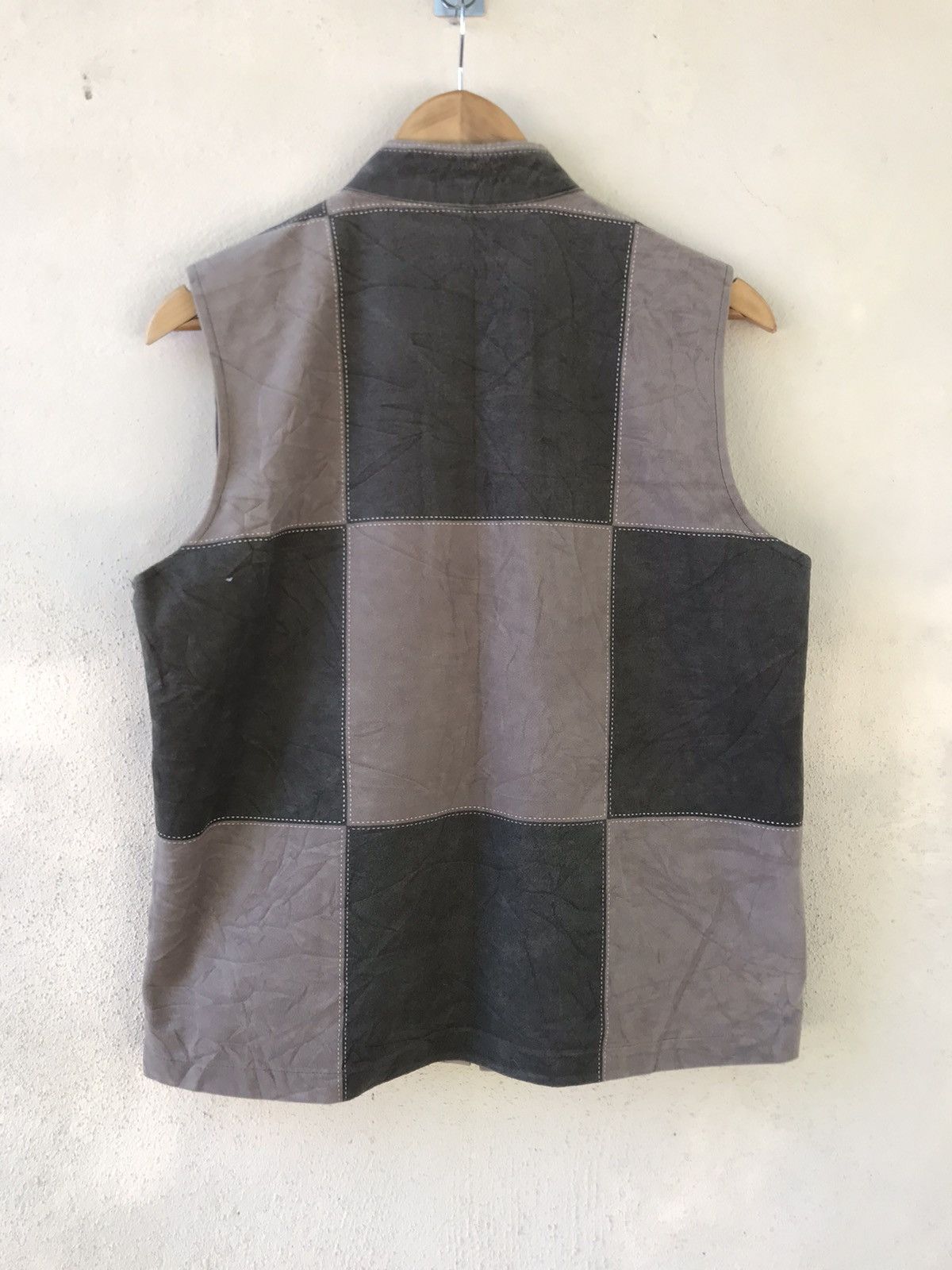 Japanese Brand DUET FULL PATCHED SLEVELESS JACKET Size US M / EU 48-50 / 2 - 2 Thumbnail