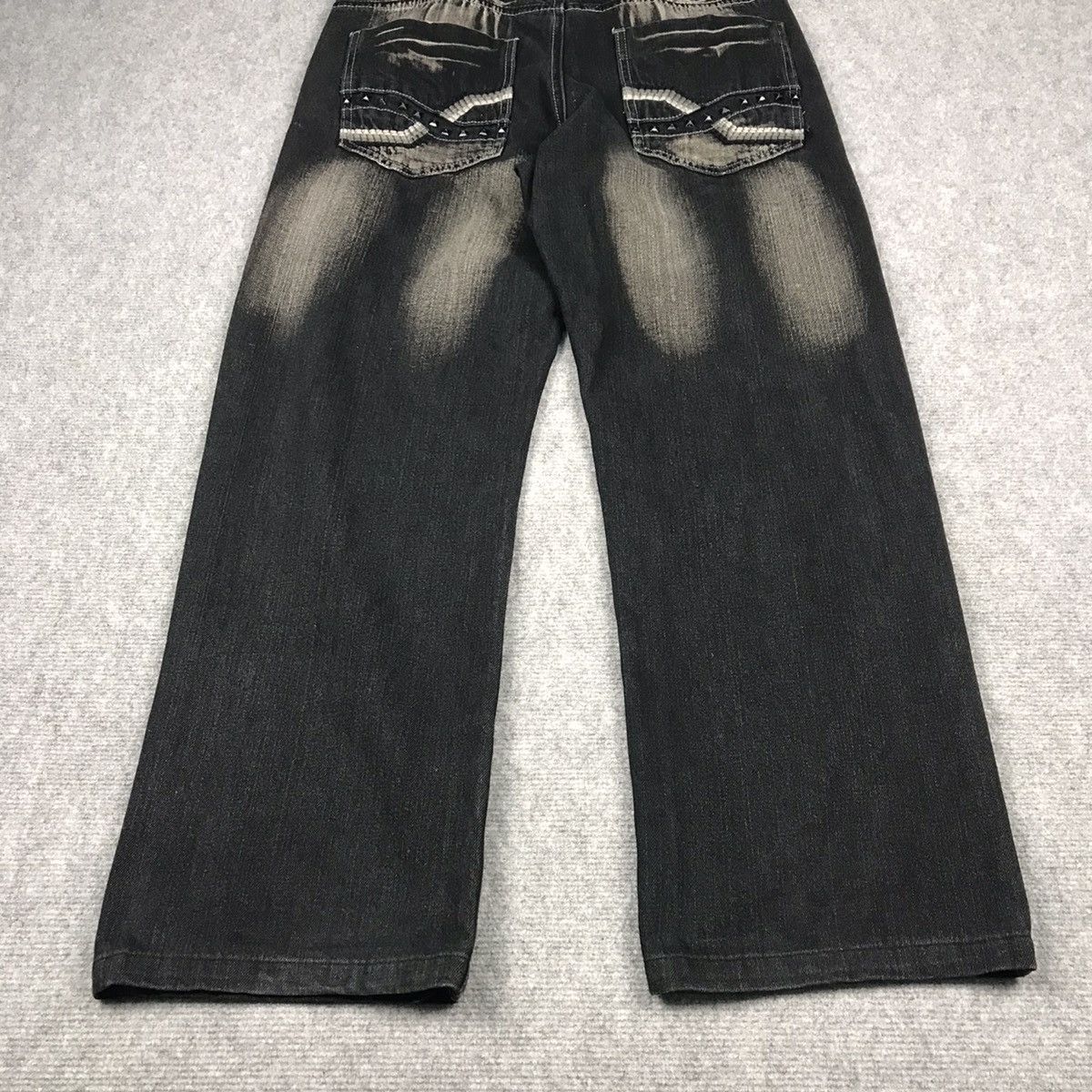 Japanese Brand DENIM JAPANESE BLACK RUSTY BAGGY DENIM PANTS Size US 35 - 11 Thumbnail