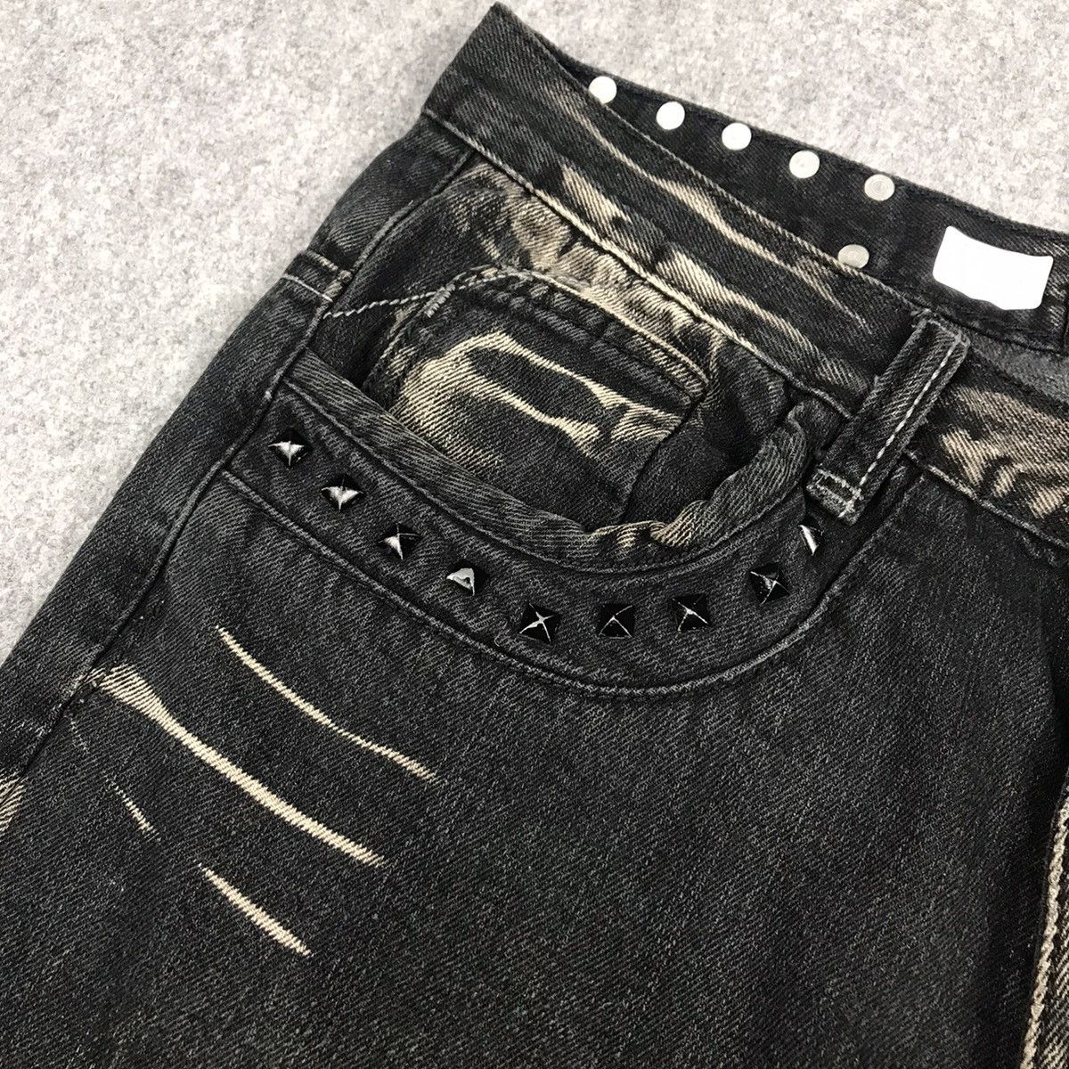 Japanese Brand DENIM JAPANESE BLACK RUSTY BAGGY DENIM PANTS Size US 35 - 9 Thumbnail