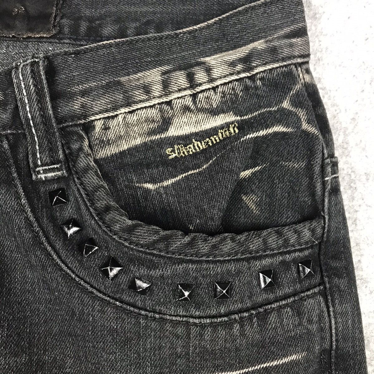 Japanese Brand DENIM JAPANESE BLACK RUSTY BAGGY DENIM PANTS Size US 35 - 8 Thumbnail