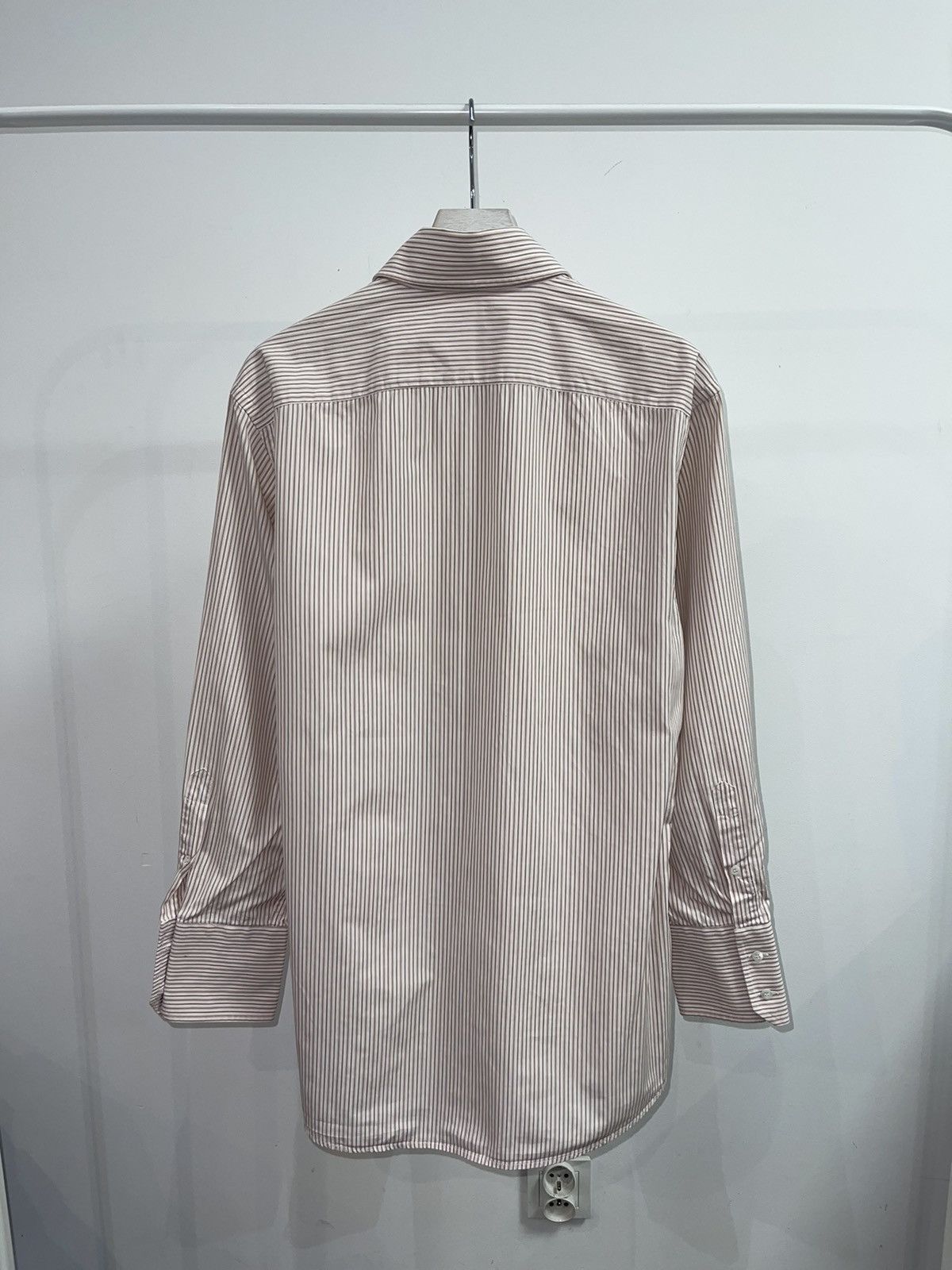 Gucci Gucci Striped Baby Pink Button Up Shirt Size US L / EU 52-54 / 3 - 4 Thumbnail