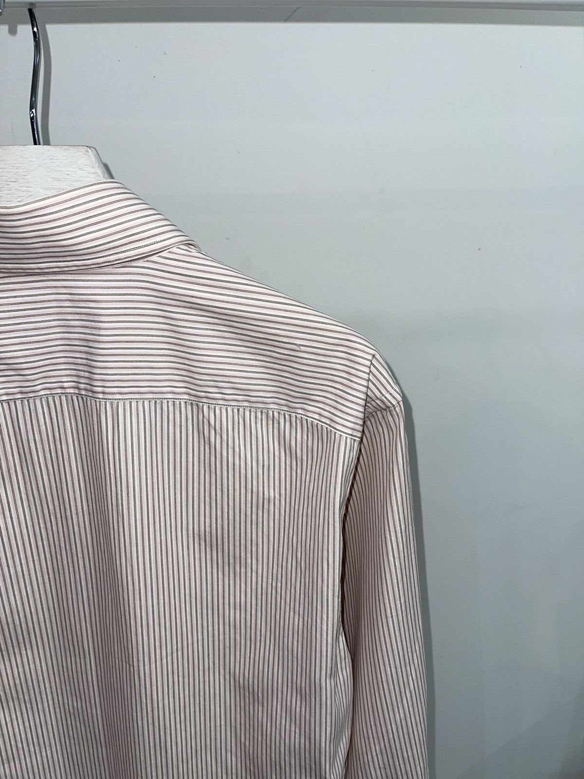 Gucci Gucci Striped Baby Pink Button Up Shirt Size US L / EU 52-54 / 3 - 5 Thumbnail