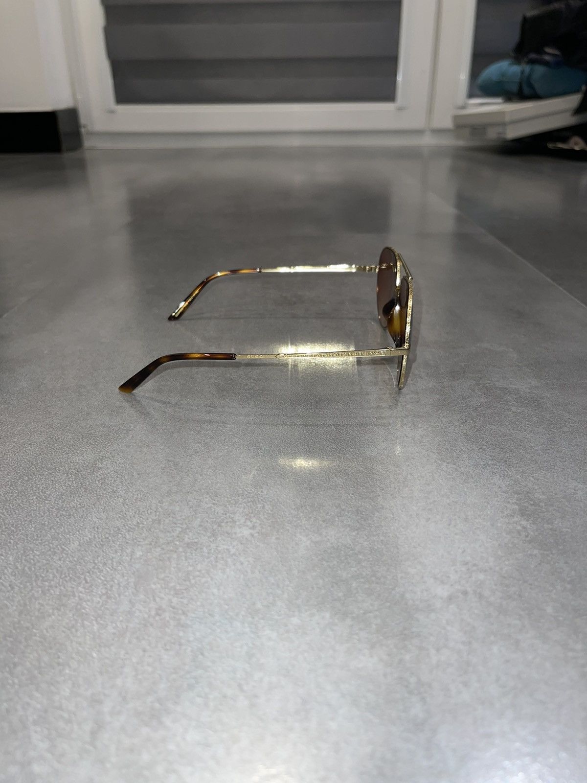 Gucci DS! Gucci GG0432S Brown Lens Aviator Sunglasses Size ONE SIZE - 7 Thumbnail