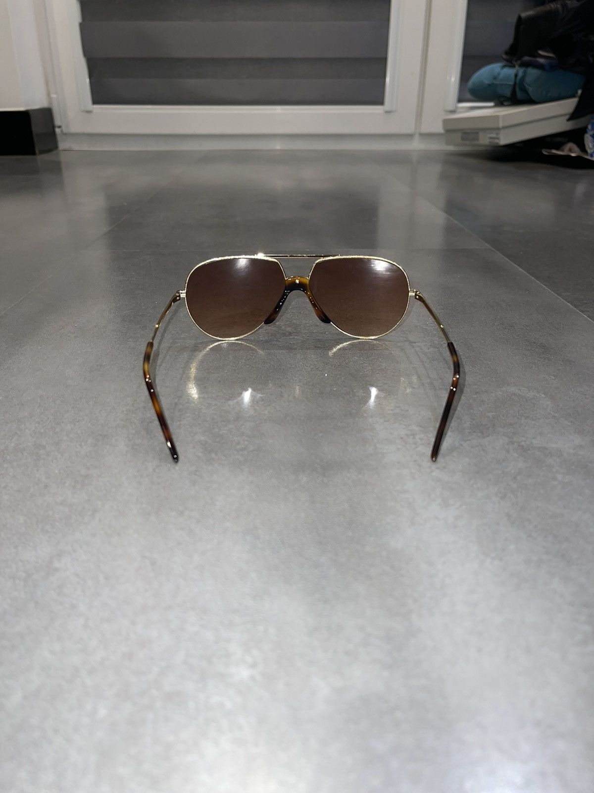 Gucci DS! Gucci GG0432S Brown Lens Aviator Sunglasses Size ONE SIZE - 8 Thumbnail