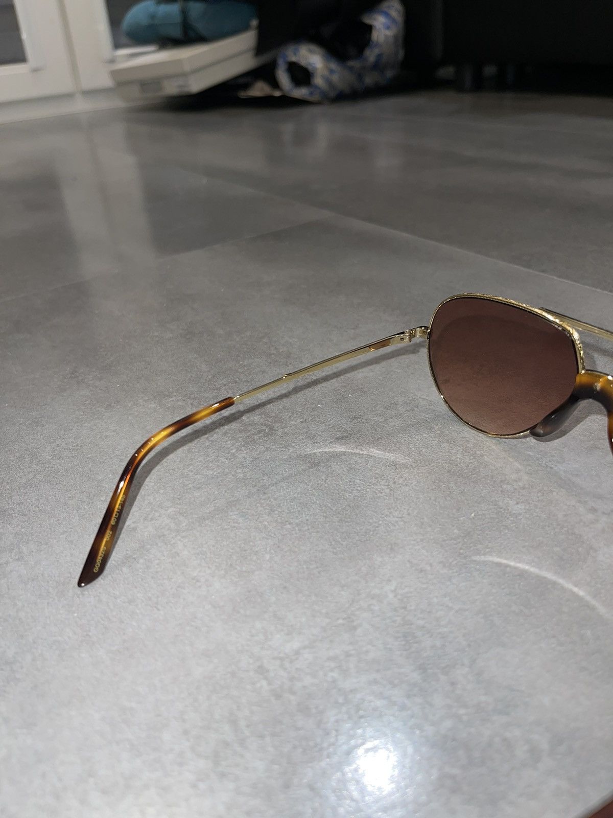 Gucci DS! Gucci GG0432S Brown Lens Aviator Sunglasses Size ONE SIZE - 9 Thumbnail