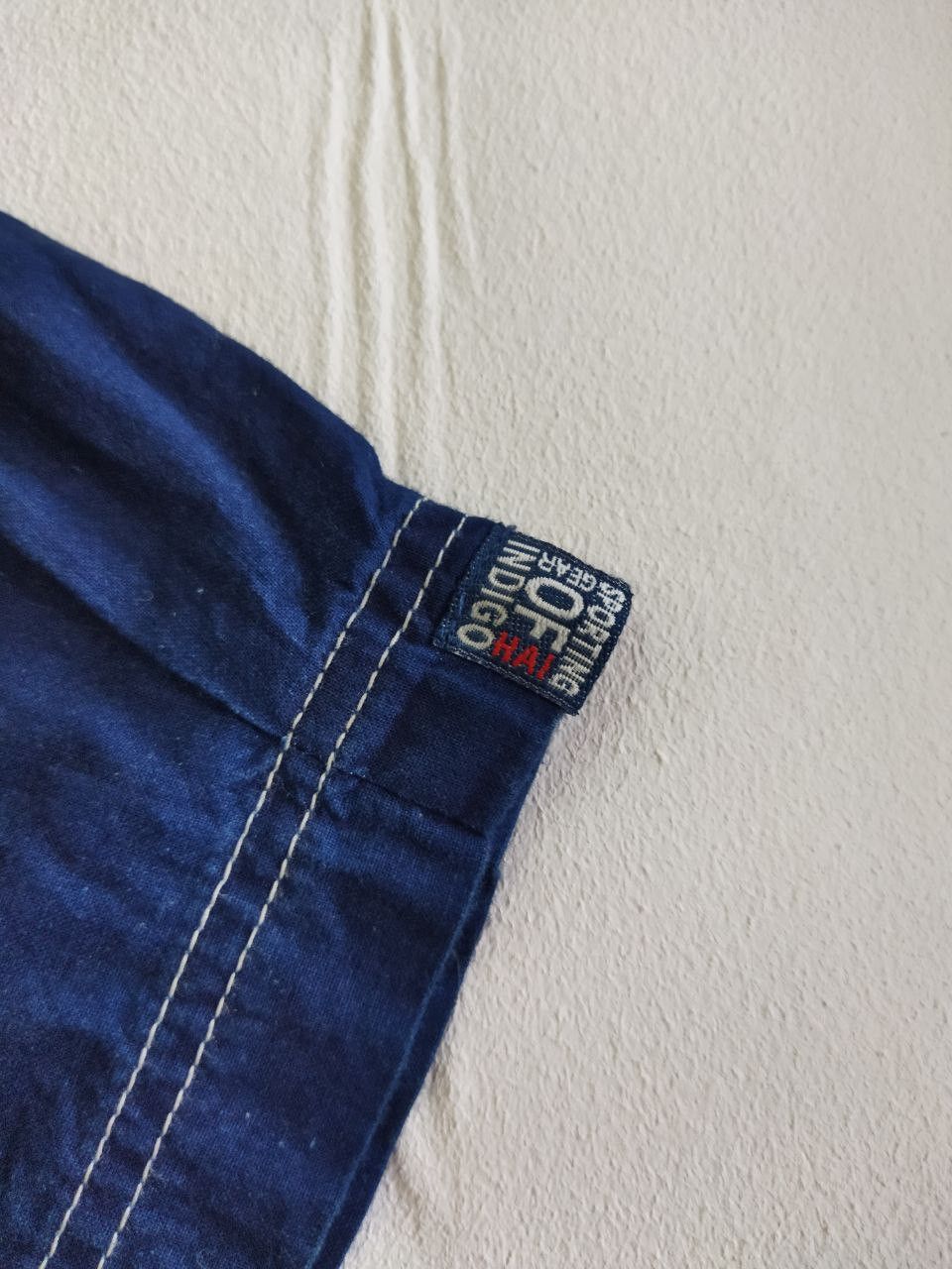 Hai Sporting Gear × Issey Miyake × Japanese Brand Rare🔥Vintage Hai Sporting Gear Issey Miyake Indigo Shirt Size US M / EU 48-50 / 2 - 4 Thumbnail