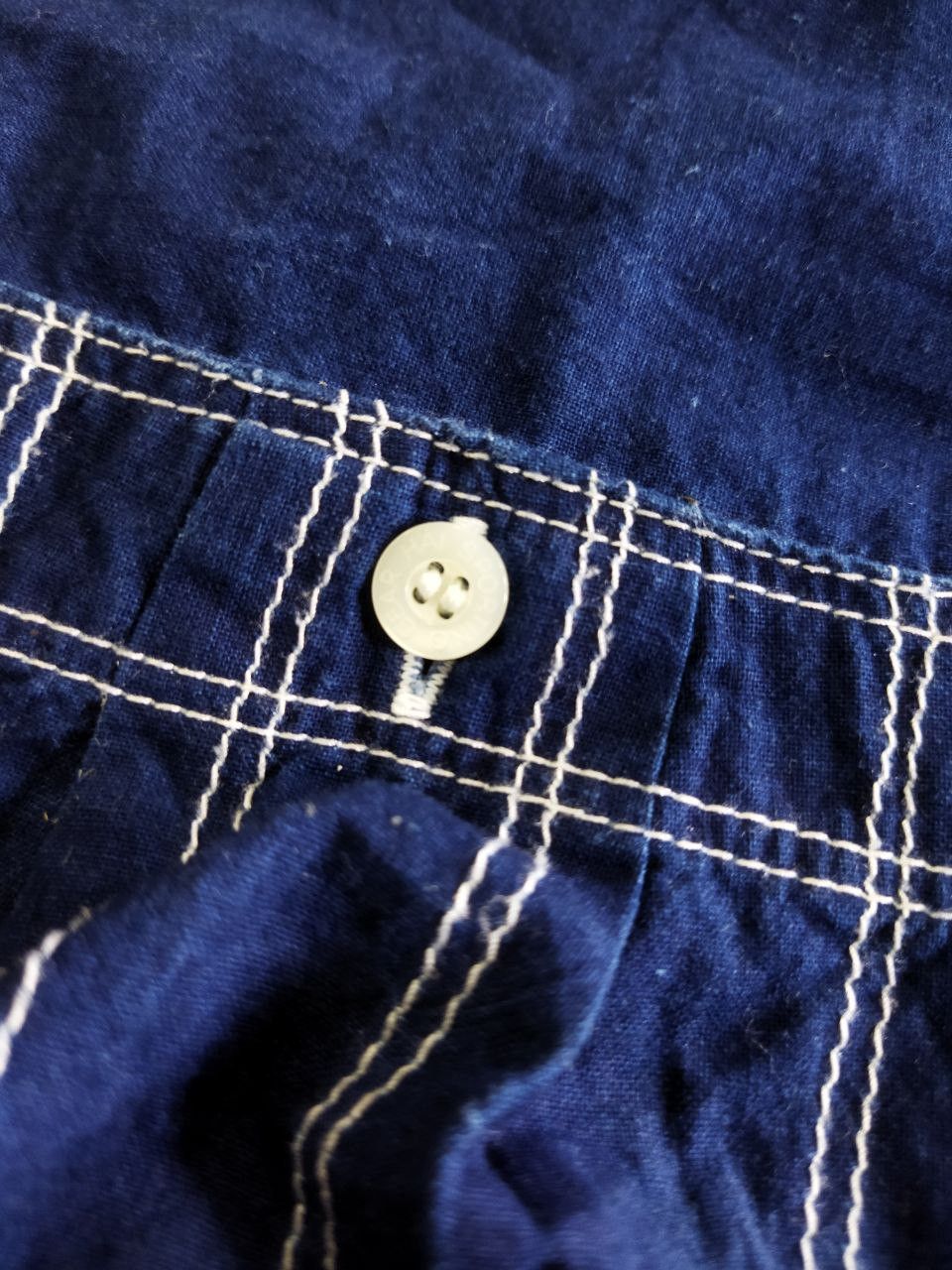 Hai Sporting Gear × Issey Miyake × Japanese Brand Rare🔥Vintage Hai Sporting Gear Issey Miyake Indigo Shirt Size US M / EU 48-50 / 2 - 6 Thumbnail