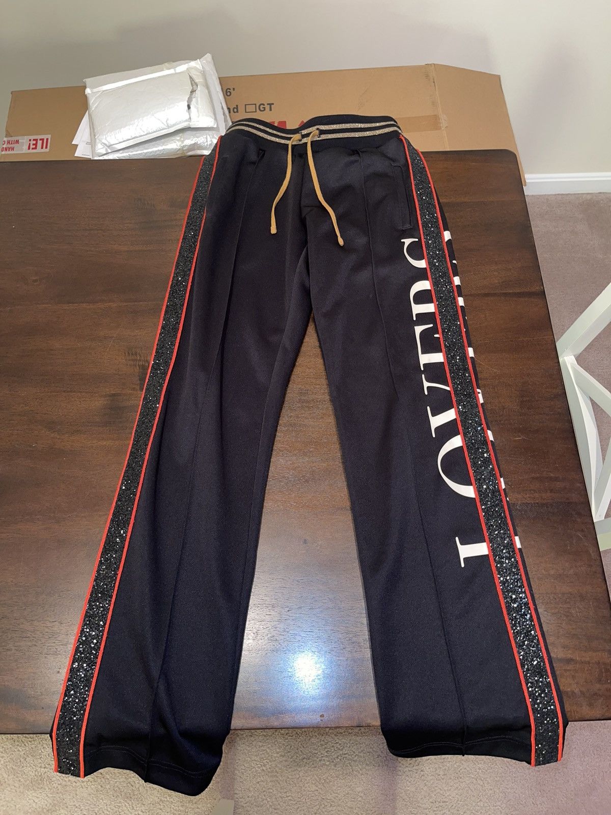 image of Amiri Track Pants in Black, Men's (Size 30)