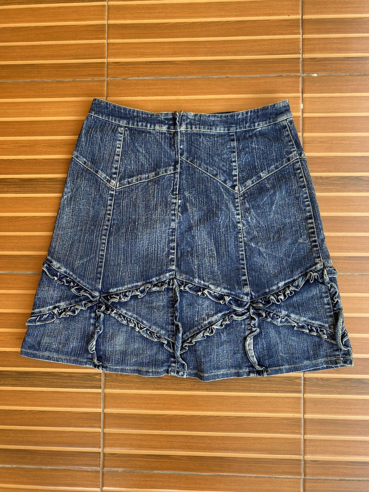 Beauty Beast 🖤BLACKFRIDAY🖤Japanese Skirt Denim Like Jpg Isseymiyake Size 30" / US 8 / IT 44 - 2 Thumbnail
