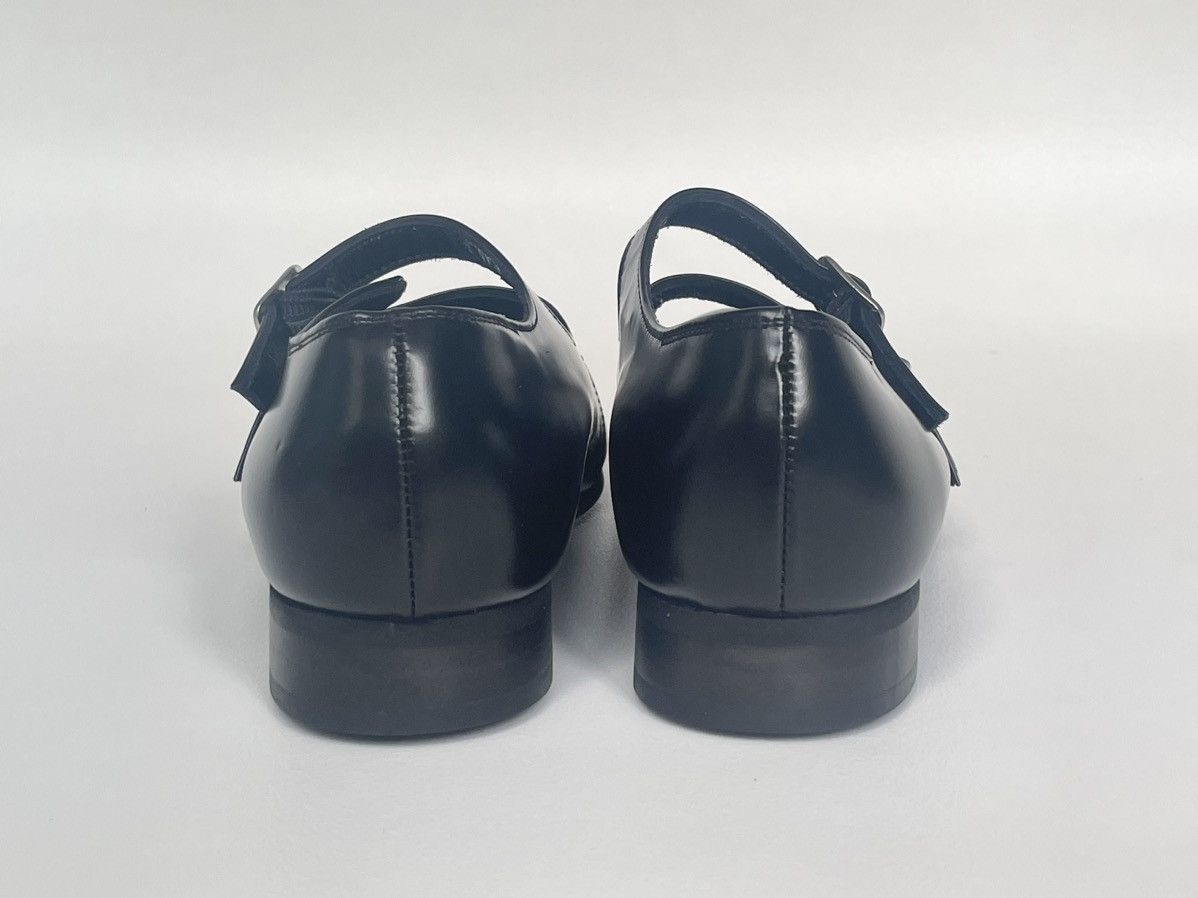 Comme des Garcons ‘Double Buckle’ Mary Jane Flat Leather Shoes Size US 6 / IT 36 - 9 Thumbnail