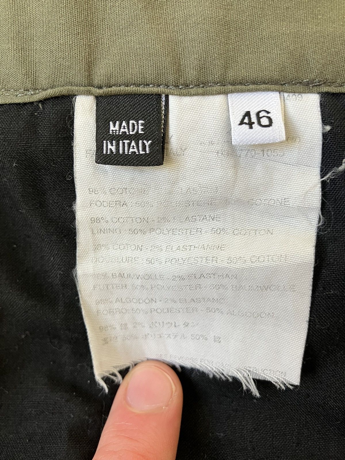 Helmut Lang 90s ViArchive Helmut Lang Military Pant Made in Italy Size US 32 / EU 48 - 9 Thumbnail