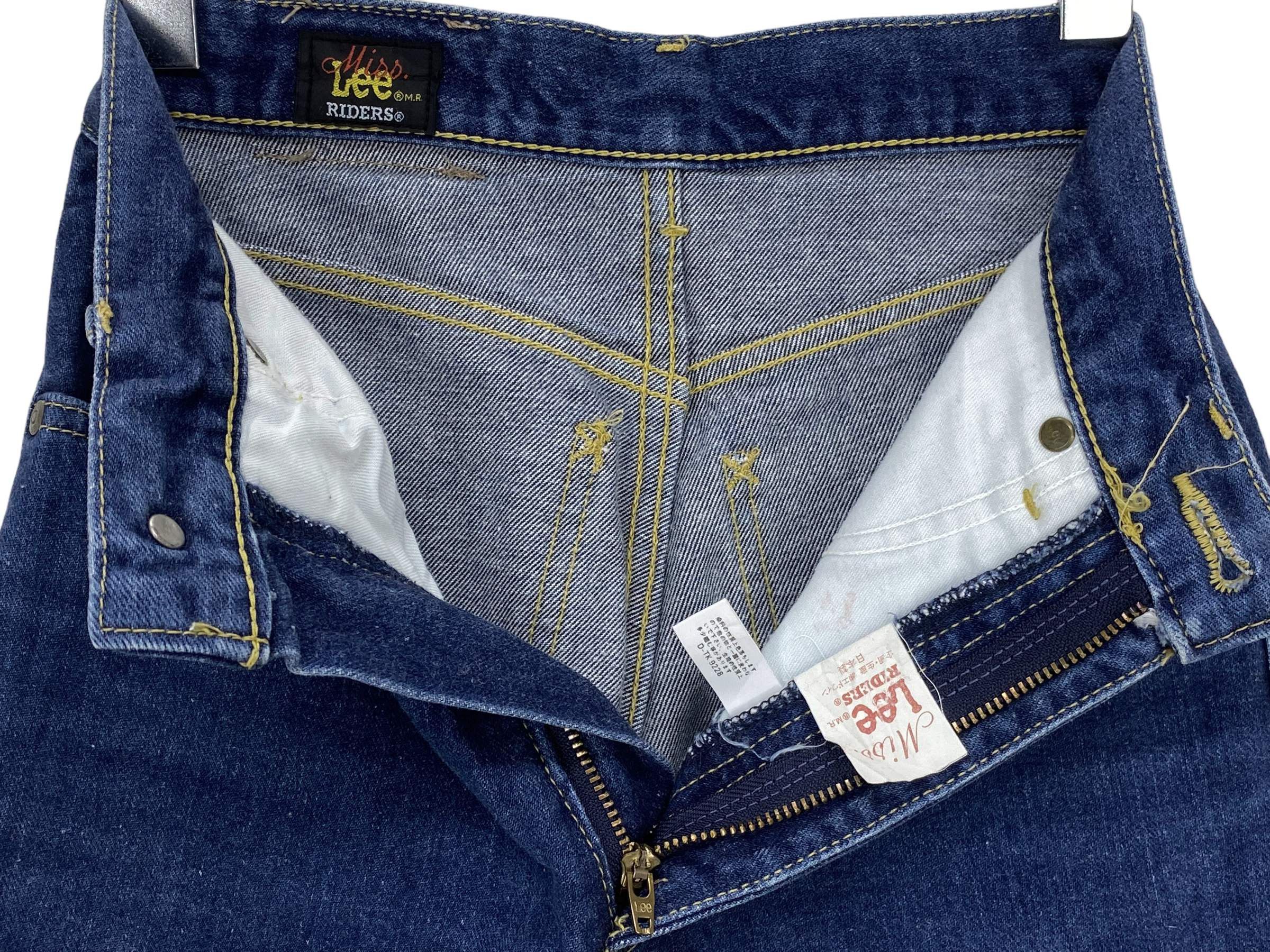 Japanese Brand 90s Lee Riders High Waisted Denim Jeans – Japanese Brand Size 23" - 4 Thumbnail