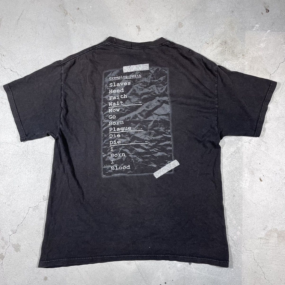 Metallica × Vintage RARE💀Vintage Metallica Creeping Death Tour Shirt Size M Size US M / EU 48-50 / 2 - 4 Thumbnail