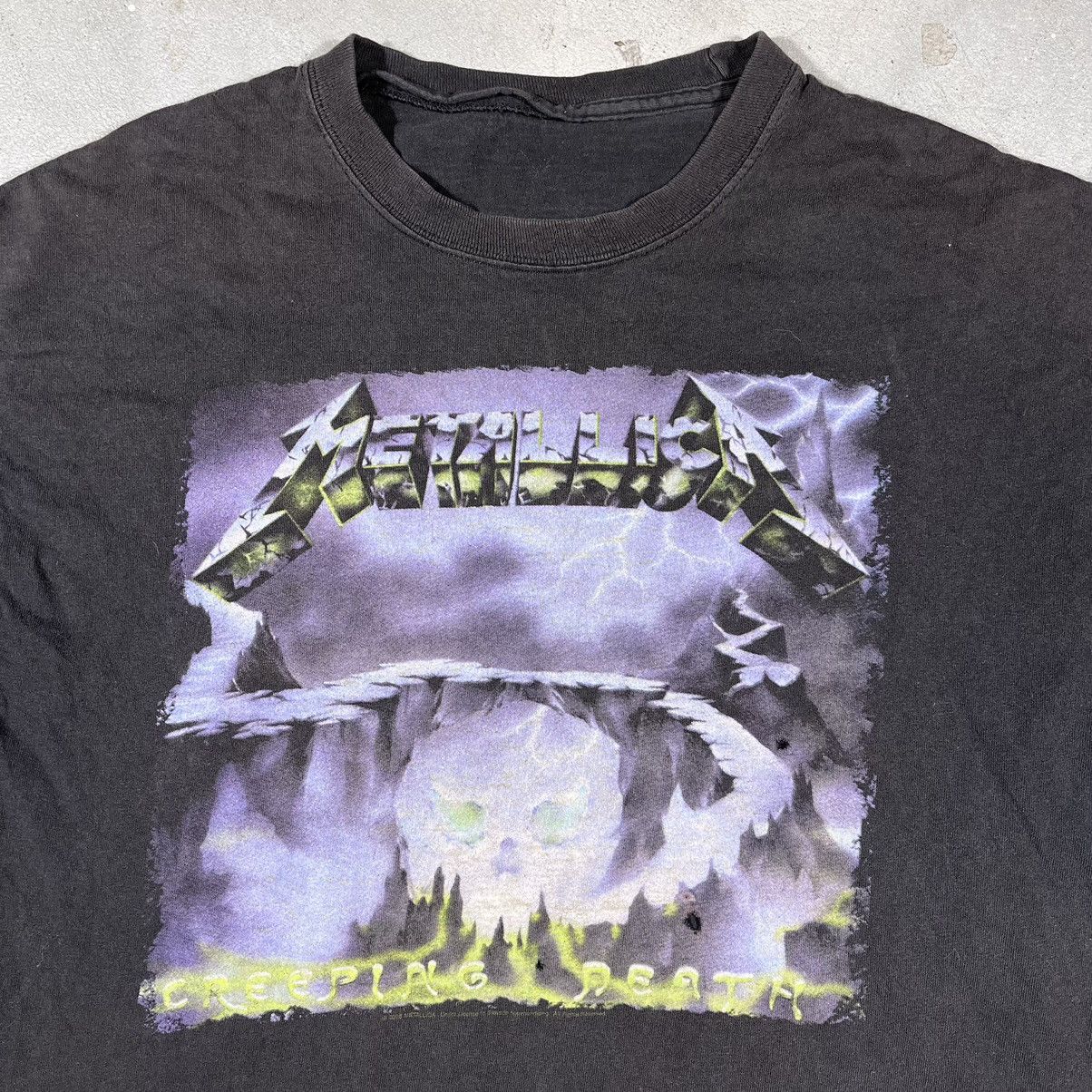 Metallica × Vintage RARE💀Vintage Metallica Creeping Death Tour Shirt Size M Size US M / EU 48-50 / 2 - 1 Thumbnail