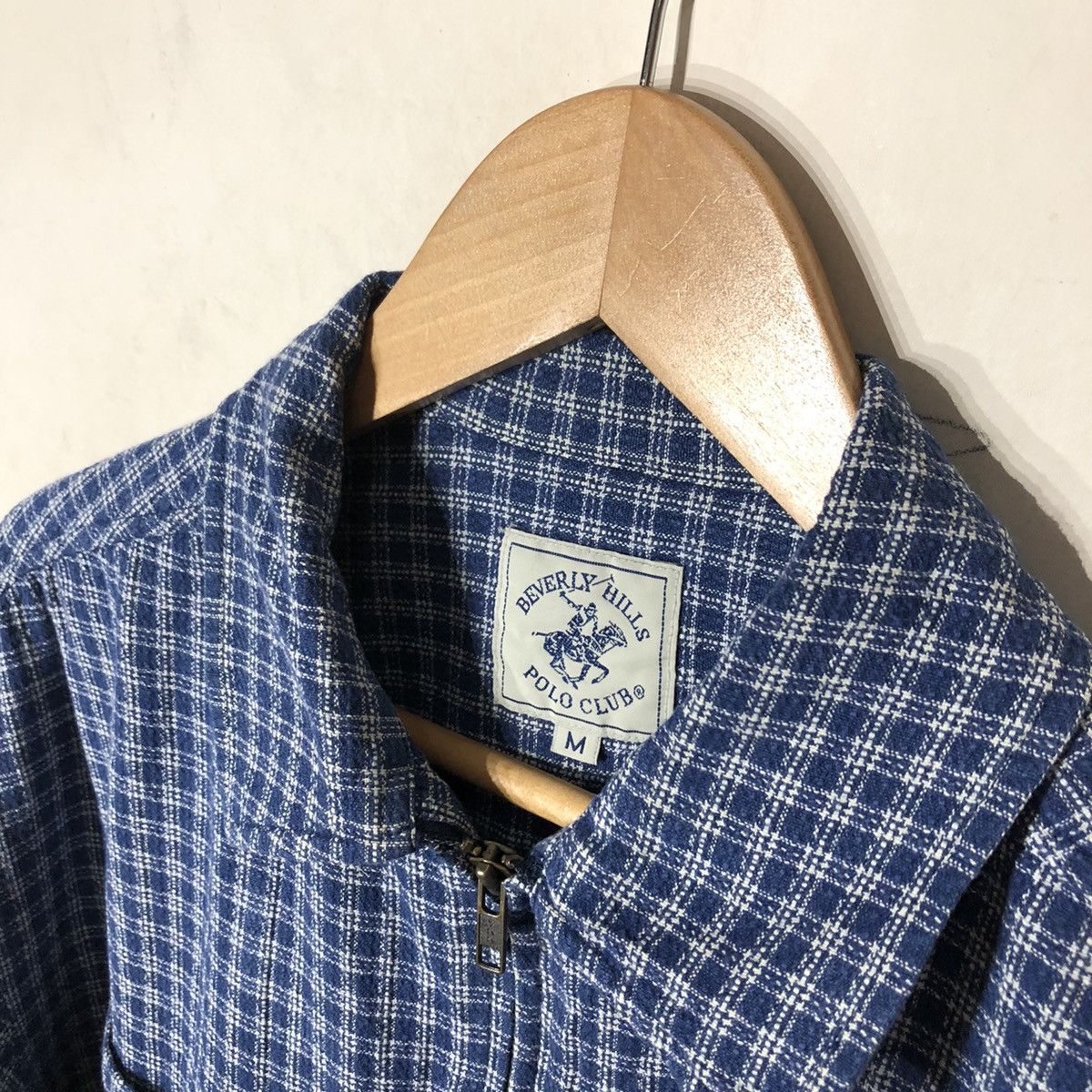Japanese Brand Tartan Design Zipper Jacket Beverly Hills Polo Club Size US M / EU 48-50 / 2 - 5 Thumbnail