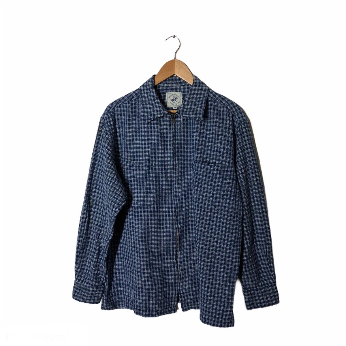 Japanese Brand Tartan Design Zipper Jacket Beverly Hills Polo Club Size US M / EU 48-50 / 2 - 1 Thumbnail