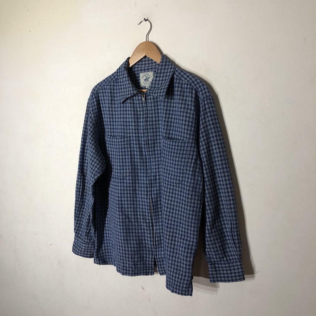 Japanese Brand Tartan Design Zipper Jacket Beverly Hills Polo Club Size US M / EU 48-50 / 2 - 2 Thumbnail