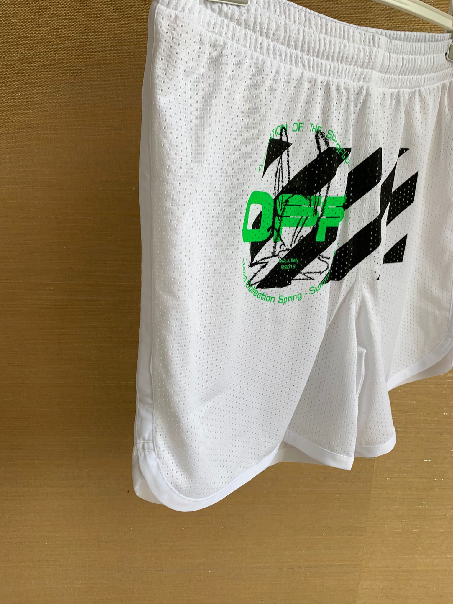 Off-White Harry the Bunny Mesh Shorts Size US 36 / EU 52 - 8 Thumbnail