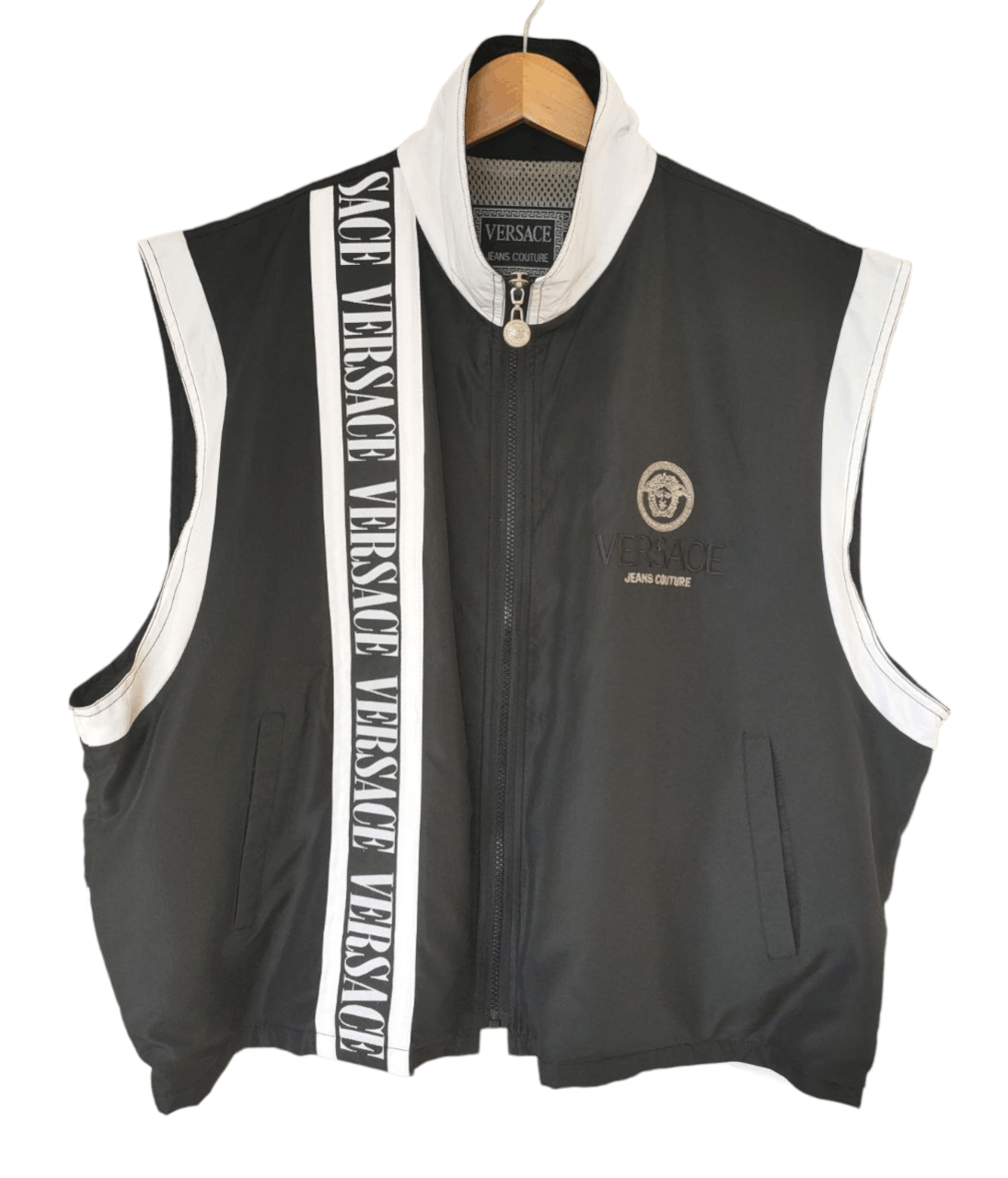 Versace Jeans Couture Versace Jeans Couture Zip Up Vest Size US XXL / EU 58 / 5 - 1 Thumbnail