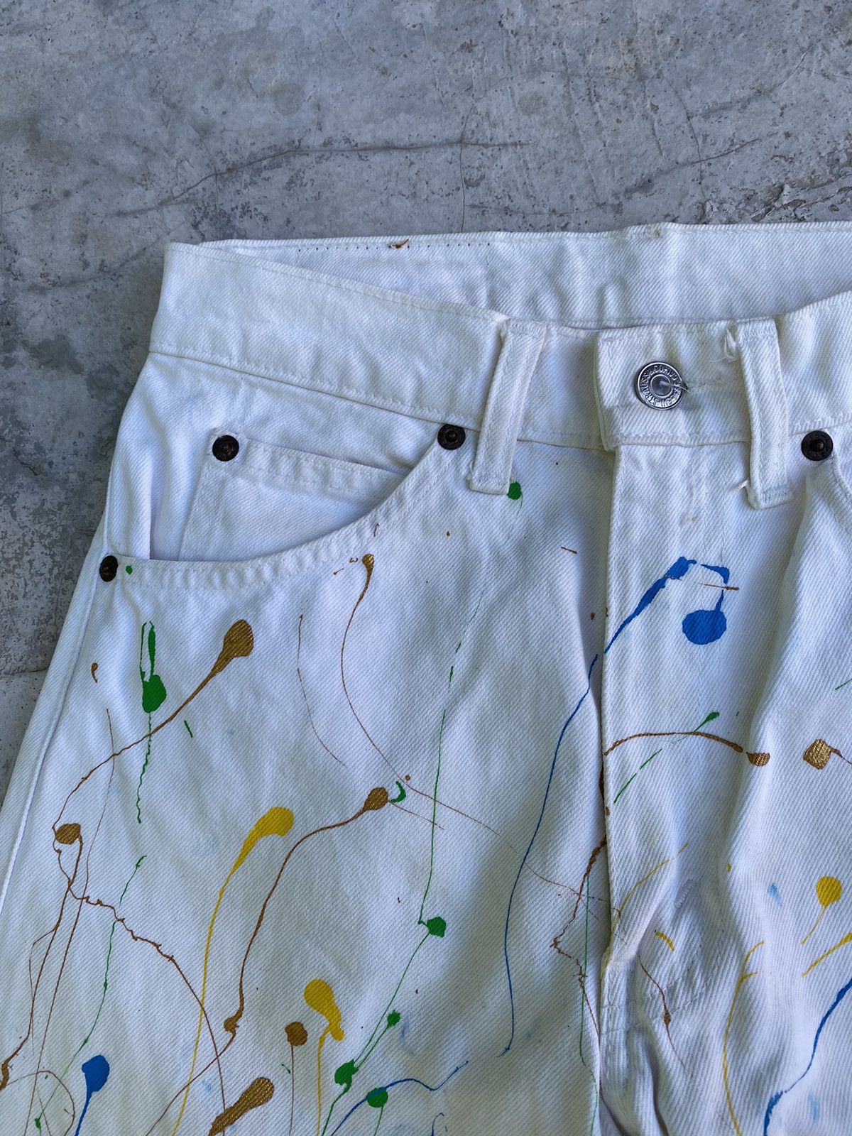 Levi's × Levi's Vintage Clothing Levi's Vintage Clothing Painted Custom Made Size US 28 / EU 44 - 5 Thumbnail
