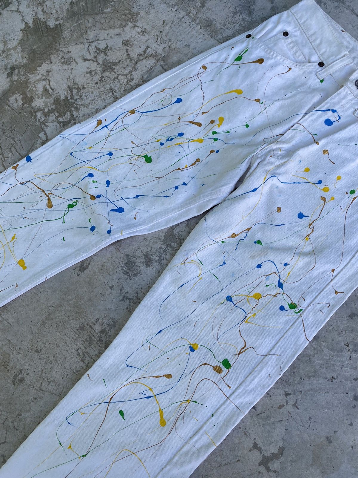 Levi's × Levi's Vintage Clothing Levi's Vintage Clothing Painted Custom Made Size US 28 / EU 44 - 8 Thumbnail