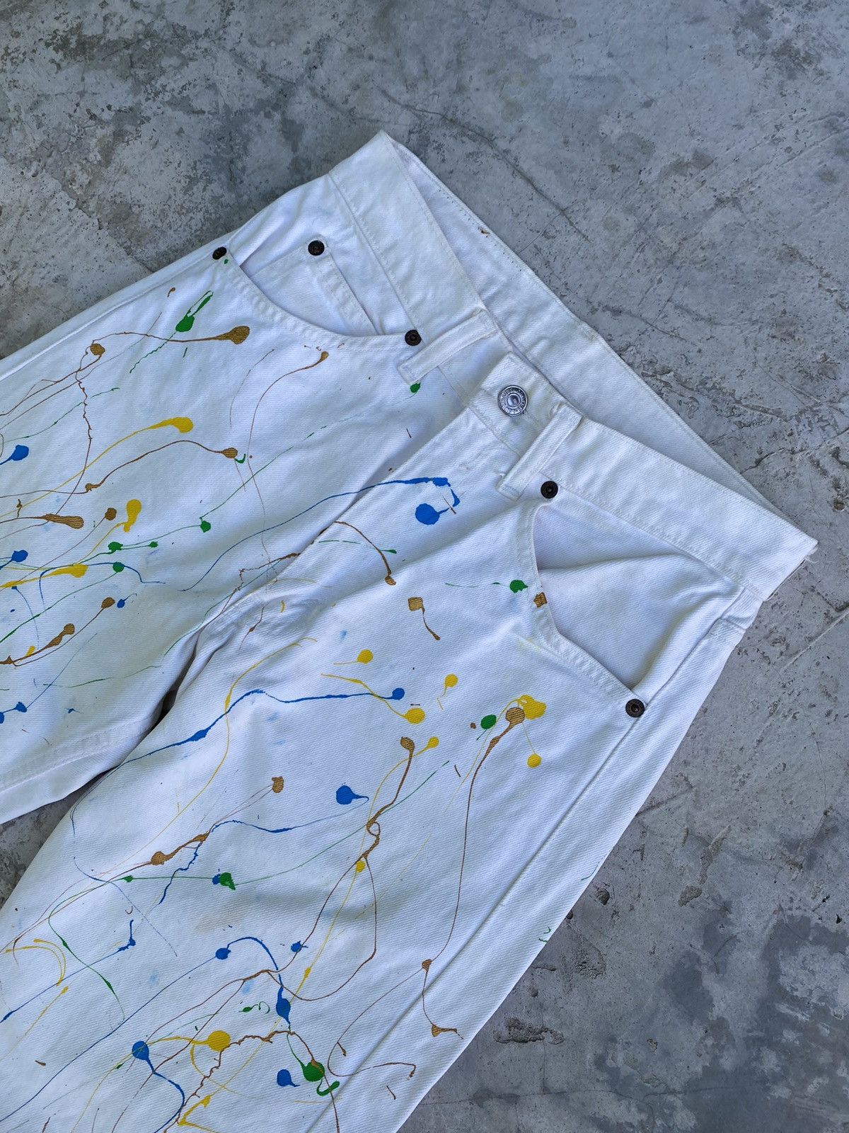 Levi's × Levi's Vintage Clothing Levi's Vintage Clothing Painted Custom Made Size US 28 / EU 44 - 3 Thumbnail