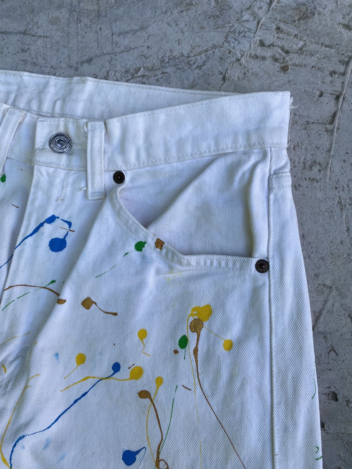 Levi's × Levi's Vintage Clothing Levi's Vintage Clothing Painted Custom Made Size US 28 / EU 44 - 4 Thumbnail