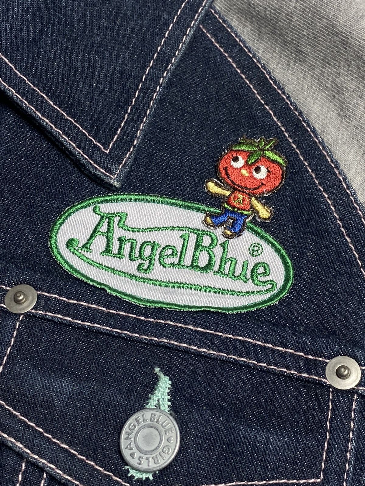 Hysteric Glamour × Japanese Brand ☠️NEEDGONE☠️1990s Angel Blue - Hybrid Sleeve Denim Jacket Size US M / EU 48-50 / 2 - 7 Thumbnail