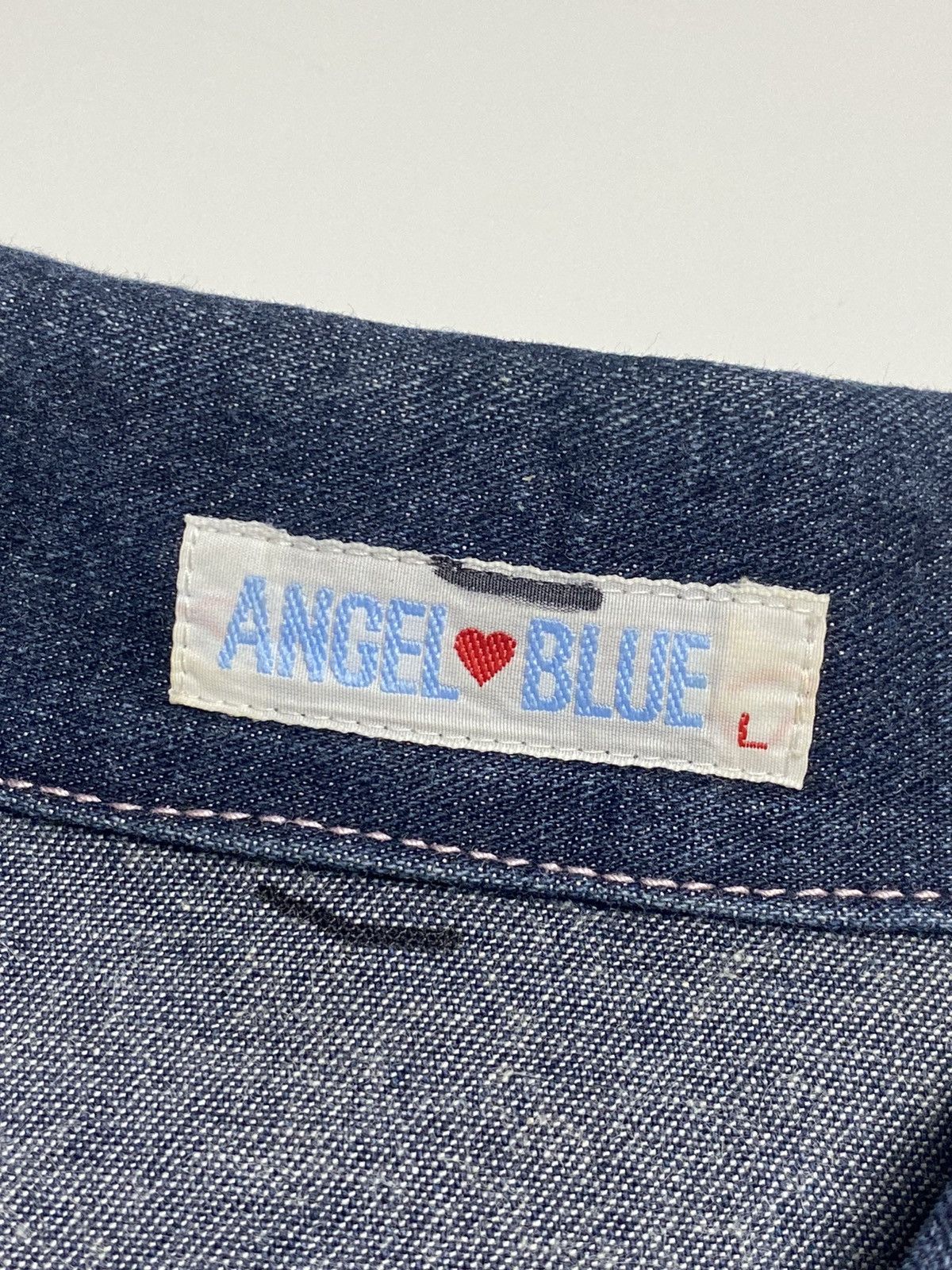 Hysteric Glamour × Japanese Brand ☠️NEEDGONE☠️1990s Angel Blue - Hybrid Sleeve Denim Jacket Size US M / EU 48-50 / 2 - 8 Thumbnail