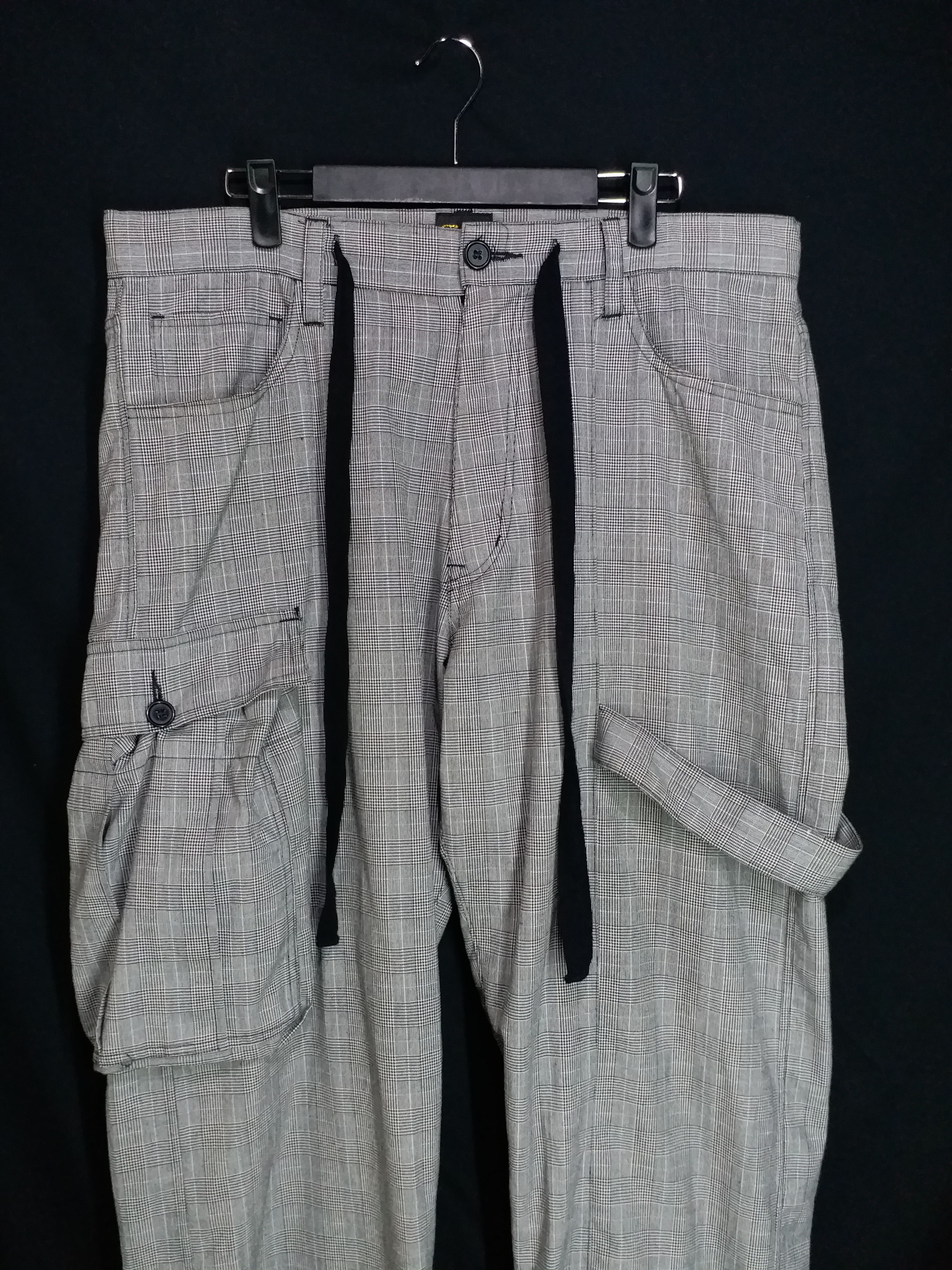 Japanese Brand ‼️MUST GONE🚀 Glen Plaid Pants Baggy Saggy Japan Streetwear Size US 36 / EU 52 - 2 Thumbnail