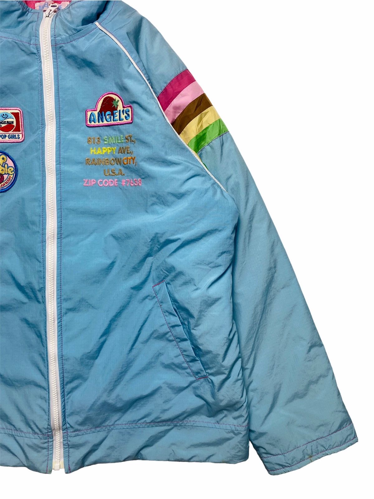 Hysteric Glamour 1990s Angel Blue - Double Liner Hoodied Fun Jacket Size US M / EU 48-50 / 2 - 7 Thumbnail