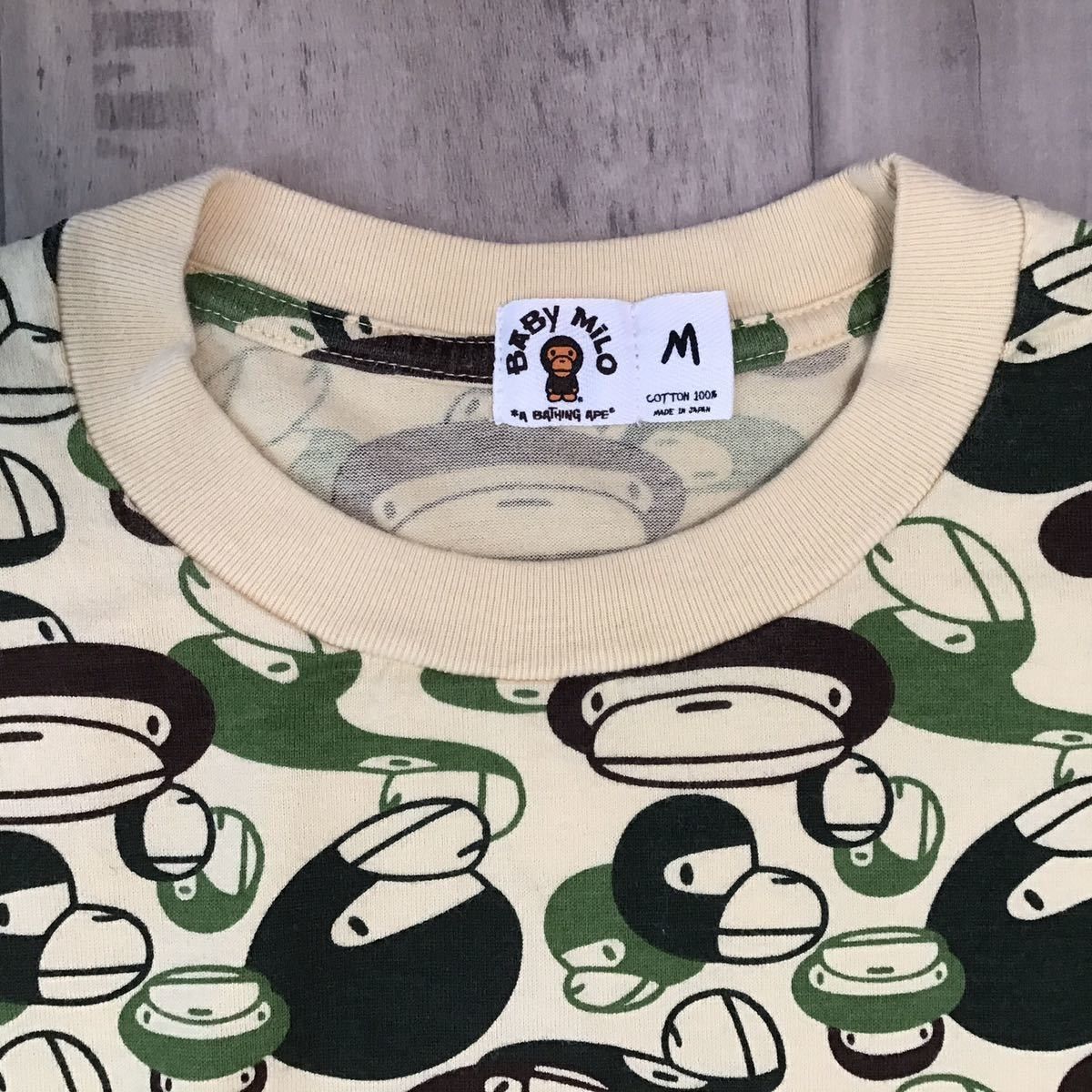Bape × Nigo BAPE Milo ABC camo green T-shirt a bathing ape NIGO Size US M / EU 48-50 / 2 - 3 Thumbnail