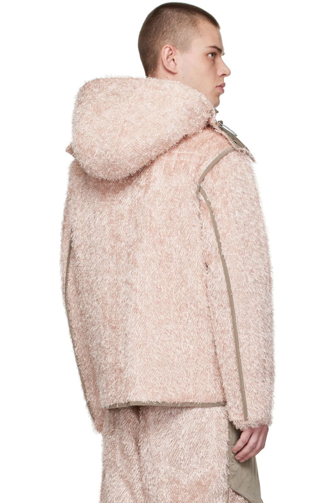 Craig Green Craig Green Pink Fluffy Worker Reversible Jacket Size US L / EU 52-54 / 3 - 4 Thumbnail