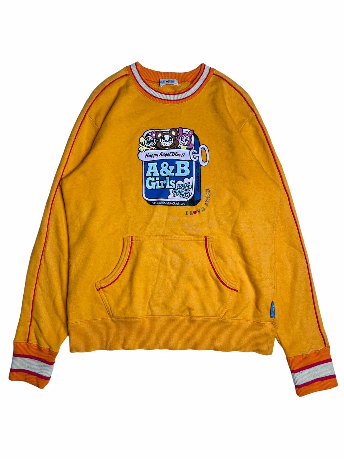 Hysteric Glamour × Japanese Brand ☠️NEEDGONE☠️00s Angel Blue Three Mascots Heavyweight Crewneck Size US M / EU 48-50 / 2 - 1 Thumbnail