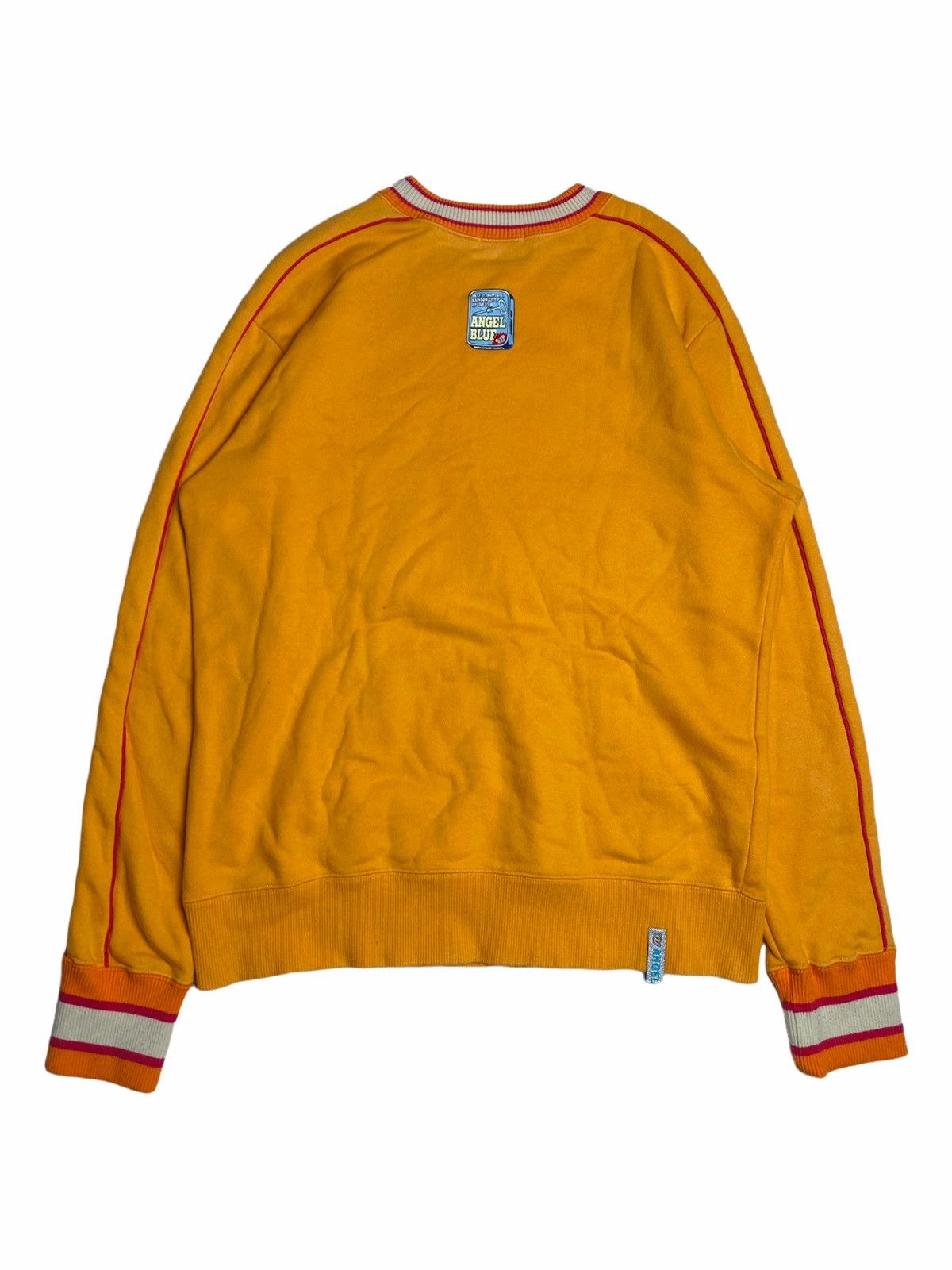 Hysteric Glamour × Japanese Brand ☠️NEEDGONE☠️00s Angel Blue Three Mascots Heavyweight Crewneck Size US M / EU 48-50 / 2 - 2 Thumbnail