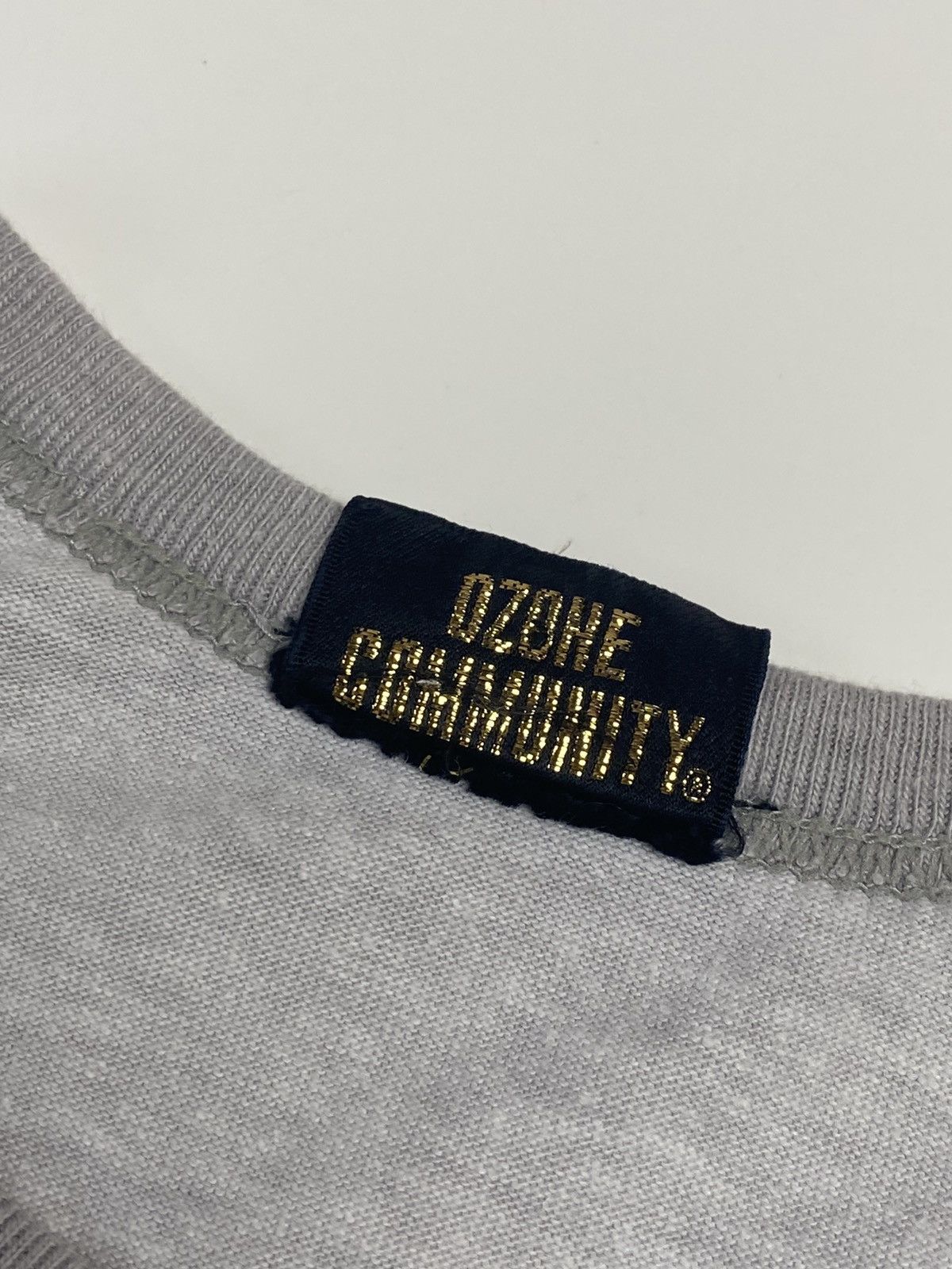 Hysteric Glamour × Japanese Brand ☠️NEEDGONE☠️1990s Ozone Community - Pop Word Waffle T-Shirt Size US M / EU 48-50 / 2 - 4 Thumbnail