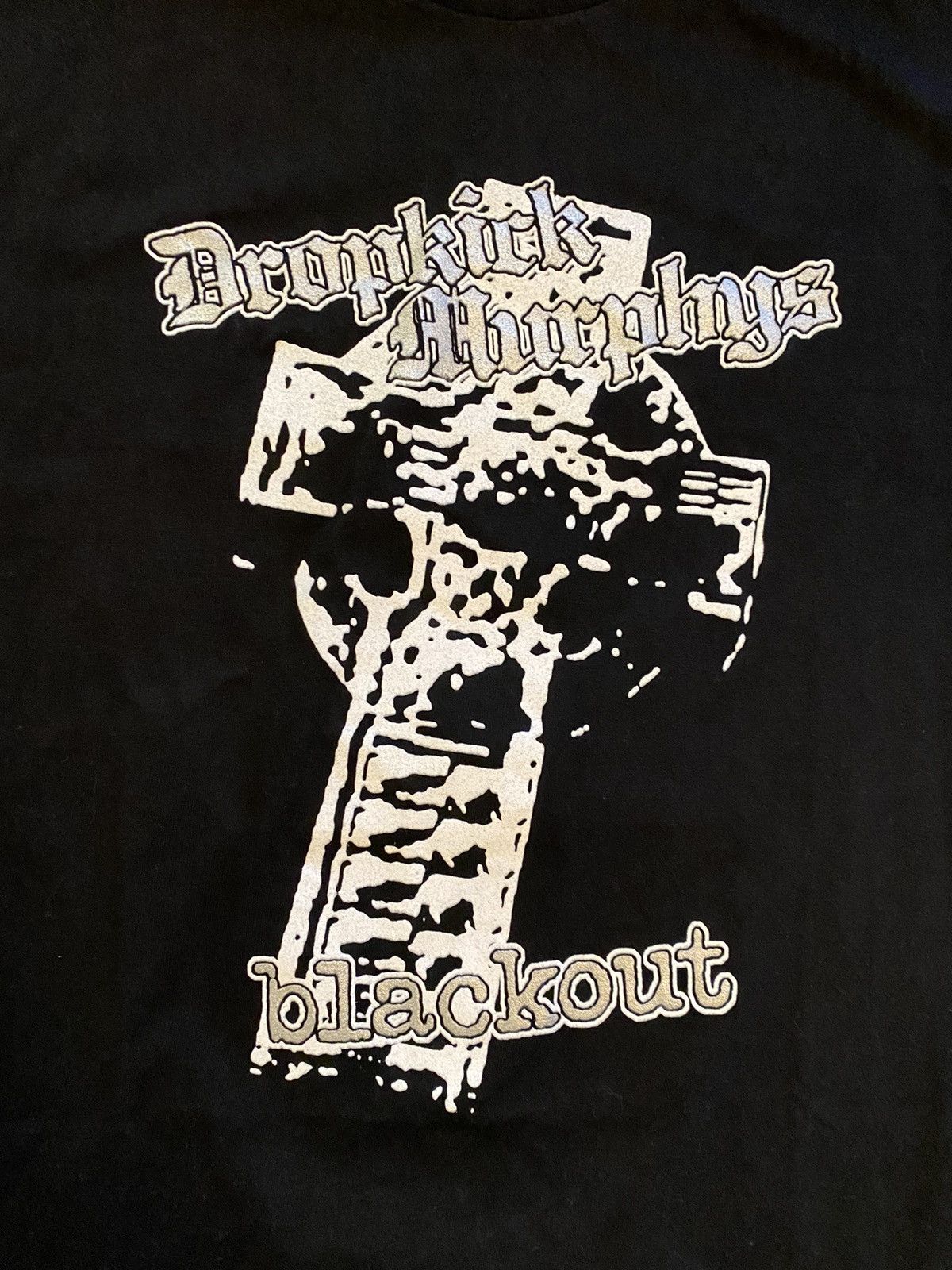 Band Tees Vintage 2003 Dropkick Murphys Blackout Big Image Cygnus Tee Size US XL / EU 56 / 4 - 2 Thumbnail