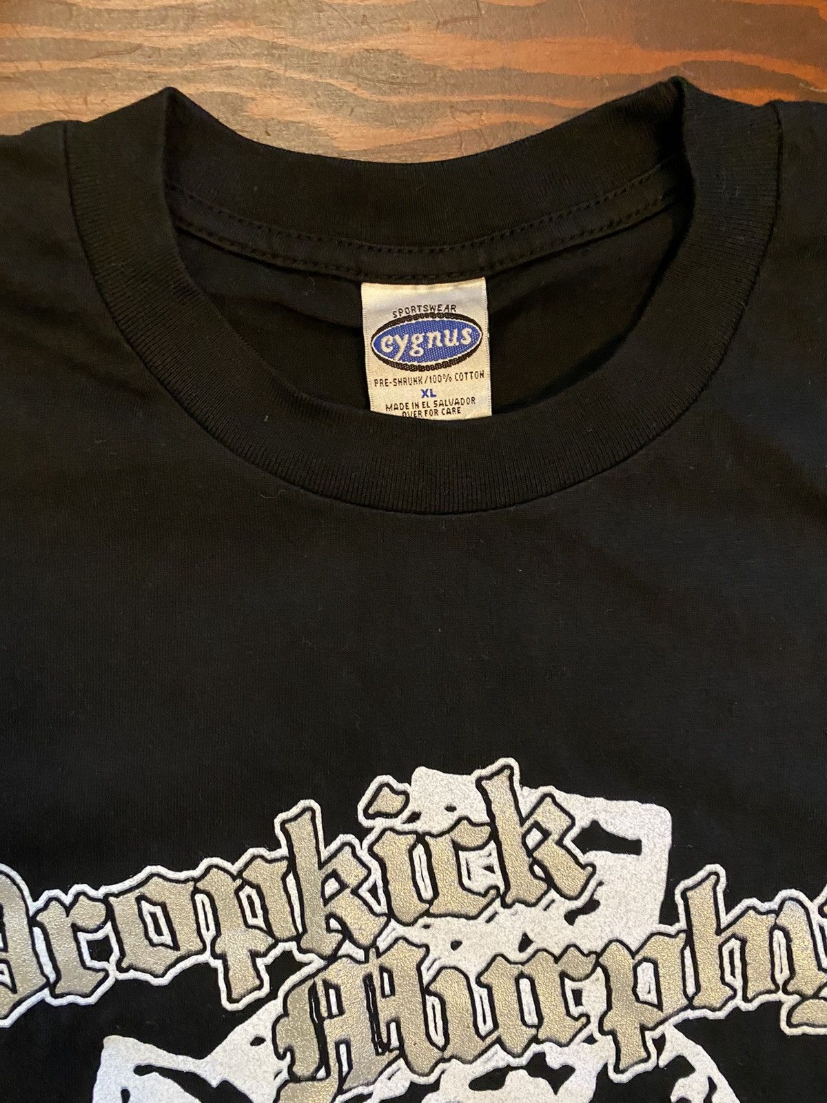 Band Tees Vintage 2003 Dropkick Murphys Blackout Big Image Cygnus Tee Size US XL / EU 56 / 4 - 6 Thumbnail