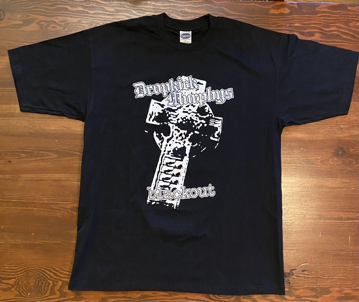 Band Tees Vintage 2003 Dropkick Murphys Blackout Big Image Cygnus Tee Size US XL / EU 56 / 4 - 1 Thumbnail