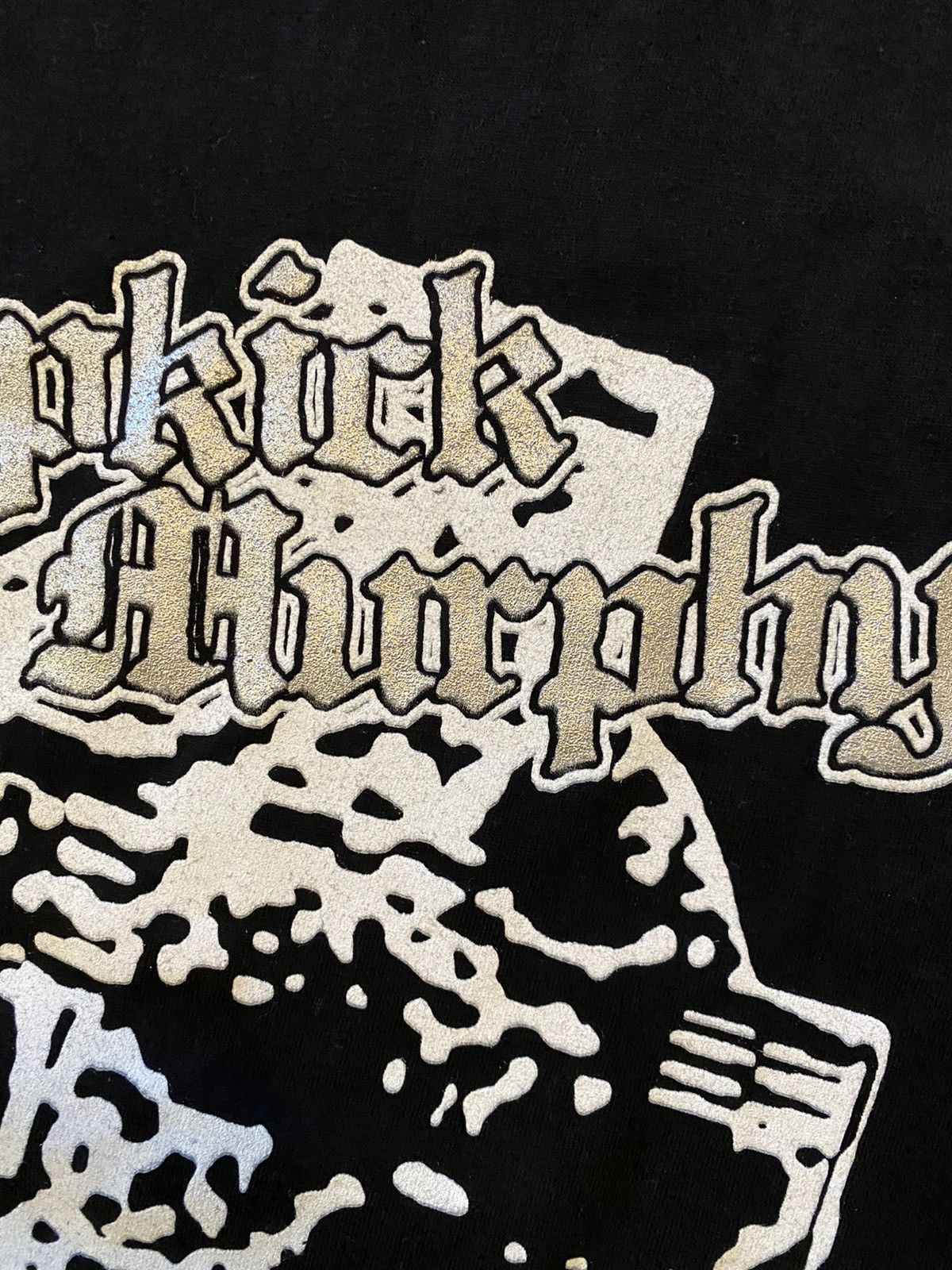 Band Tees Vintage 2003 Dropkick Murphys Blackout Big Image Cygnus Tee Size US XL / EU 56 / 4 - 14 Thumbnail