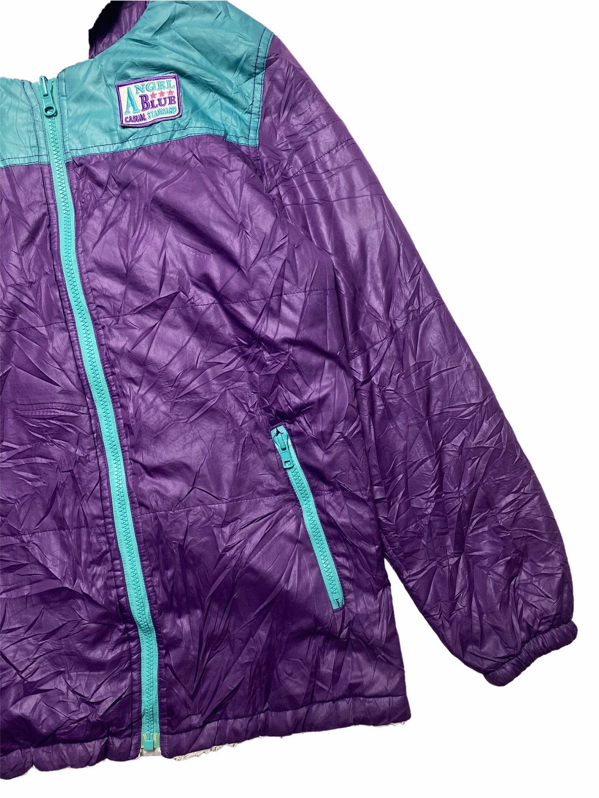 Hysteric Glamour × Japanese Brand ☠️NEEDGONE☠️1990s Angel Blue - Reversible Yeti Jacket Size US M / EU 48-50 / 2 - 7 Thumbnail