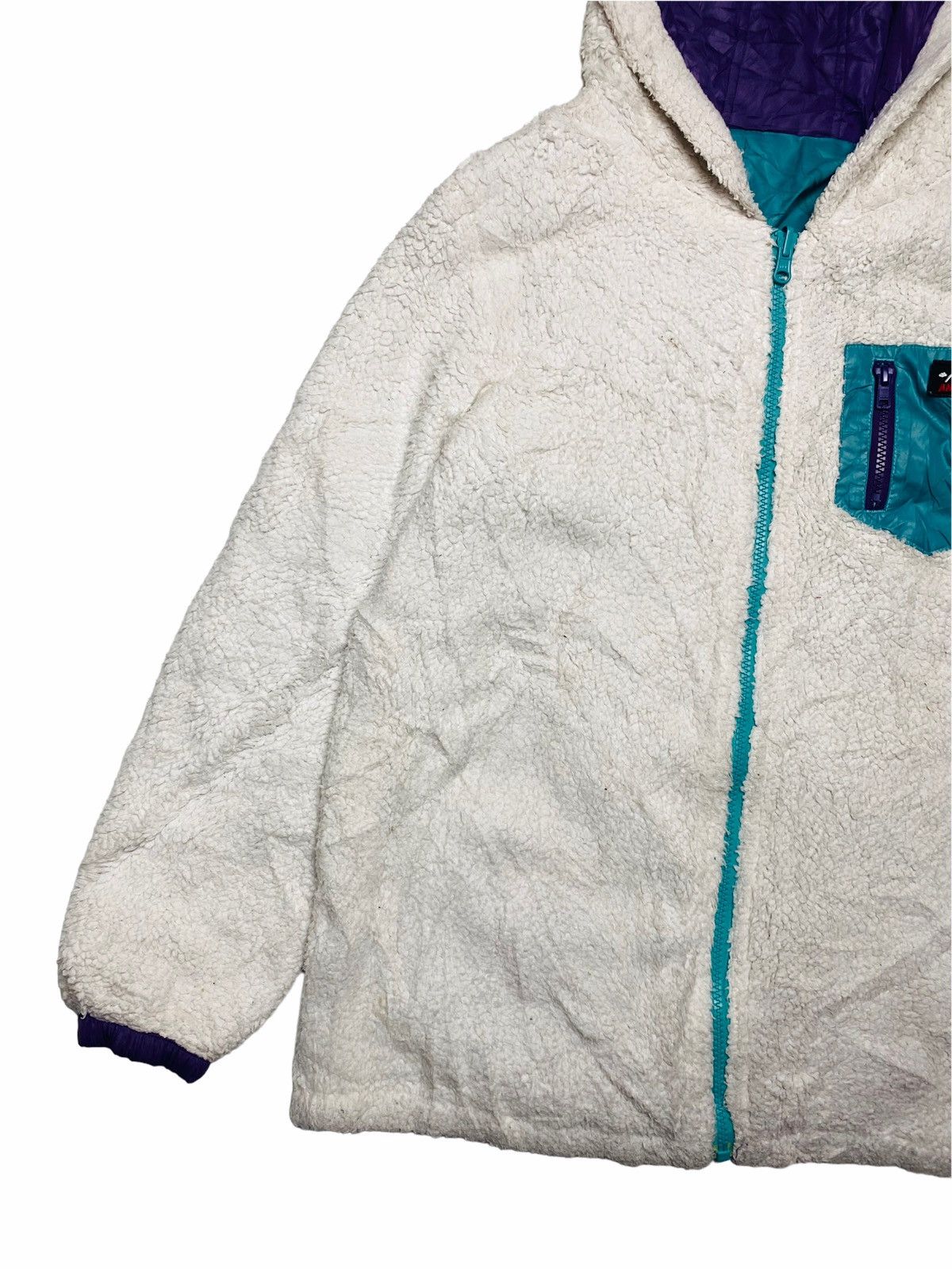 Hysteric Glamour × Japanese Brand ☠️NEEDGONE☠️1990s Angel Blue - Reversible Yeti Jacket Size US M / EU 48-50 / 2 - 4 Thumbnail