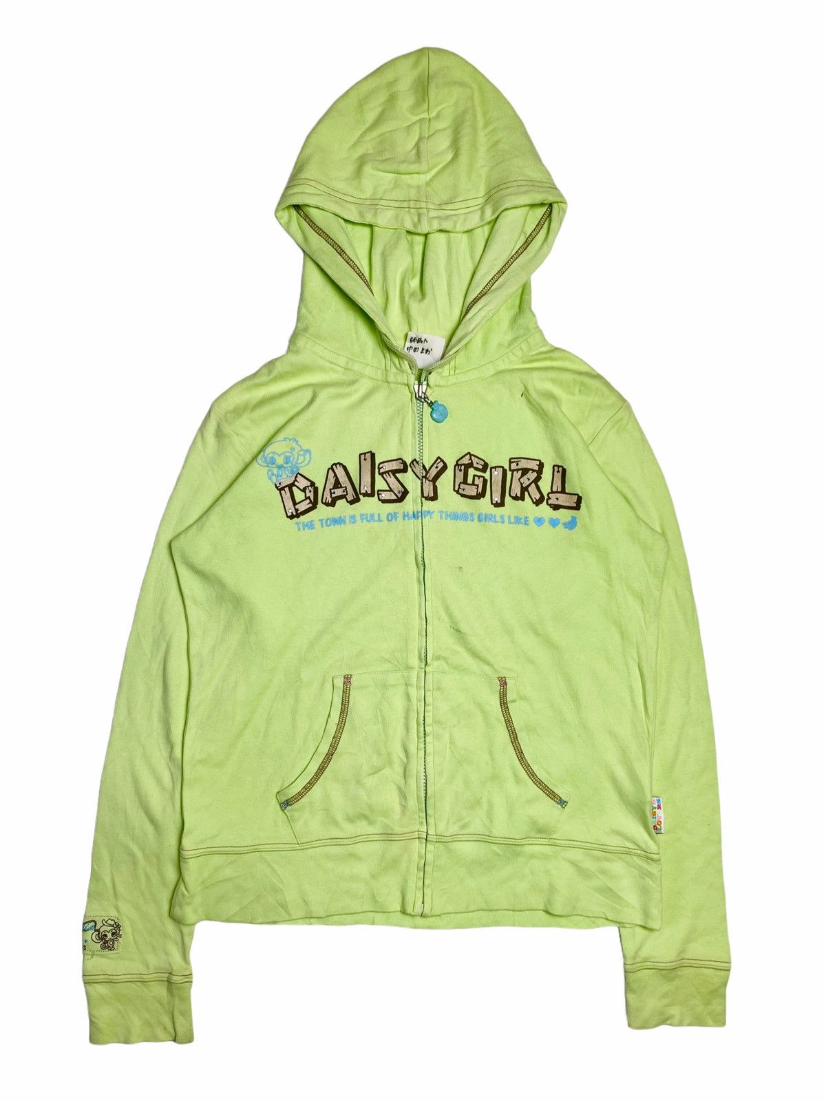 Japanese Brand ☠️NEEDGONE☠️1990s Daisy Lovers - Daisy Girl Zip Hoodie Size US S / EU 44-46 / 1 - 1 Thumbnail