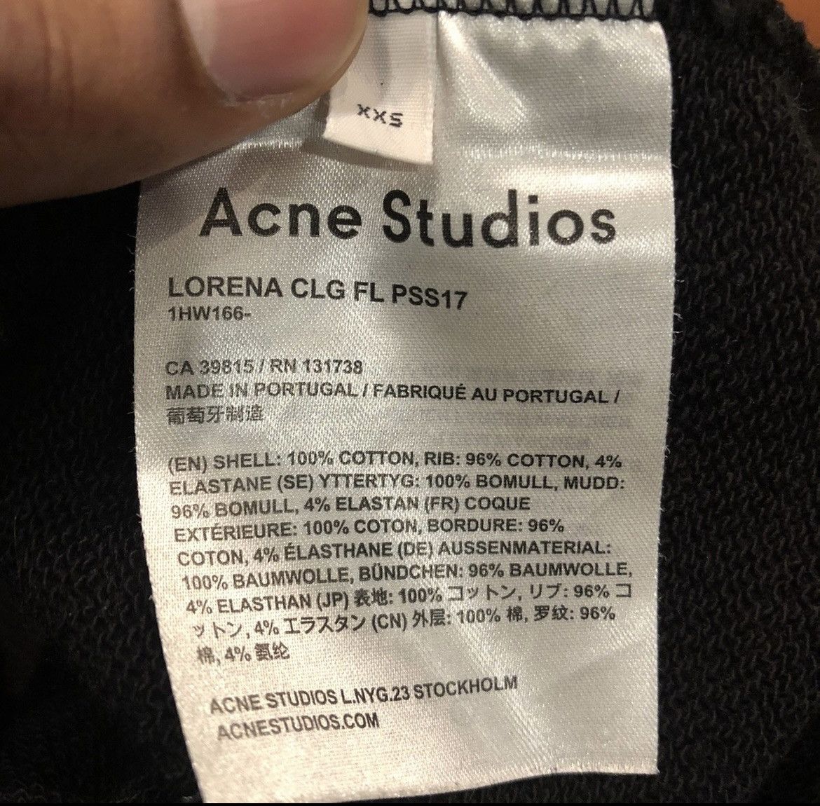 Acne Studios Acne Studios Lorena Sweatshirt 2XS Black Side Zip Pullover Size XXS / US 00 / IT 34 - 5 Thumbnail
