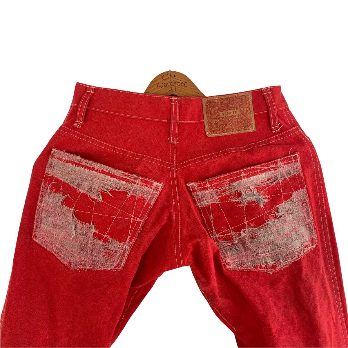 Christopher Nemeth Nemeth Boro Style Quarter Denim Pant Size US 28 / EU 44 - 8 Thumbnail